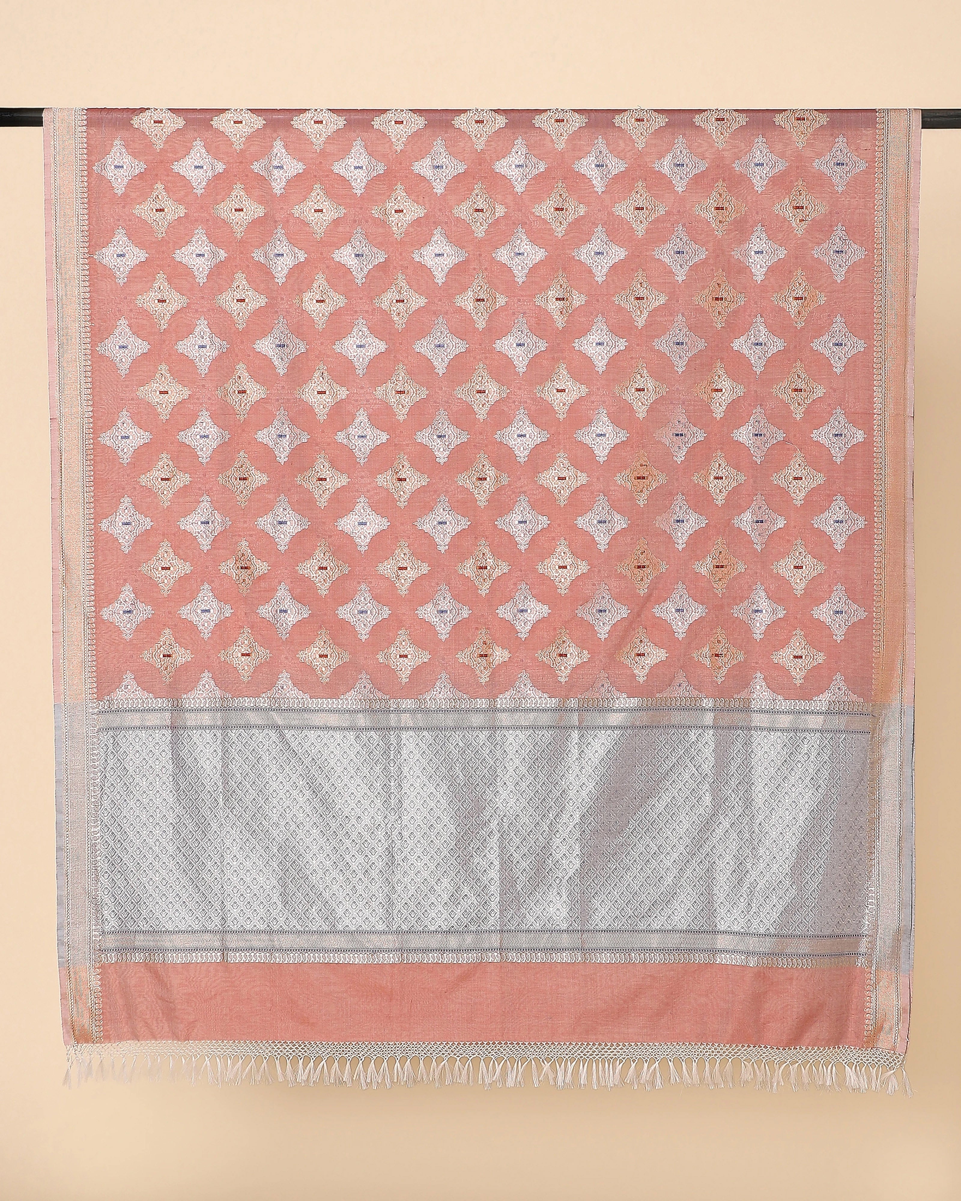 Fariz Banarasi Kadwa Silk Cotton Dupatta