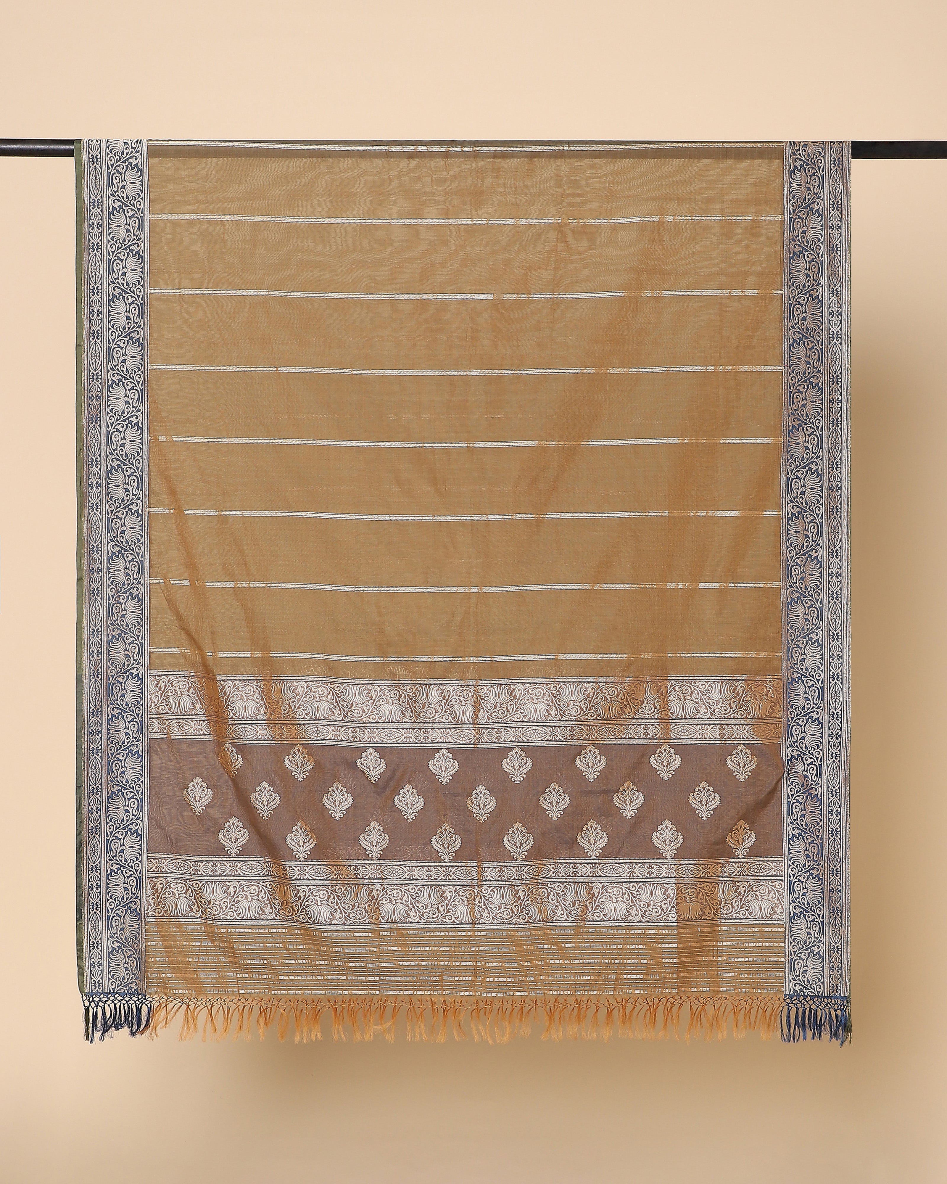 Gulzar Banarasi Kadwa Silk Cotton Dupatta