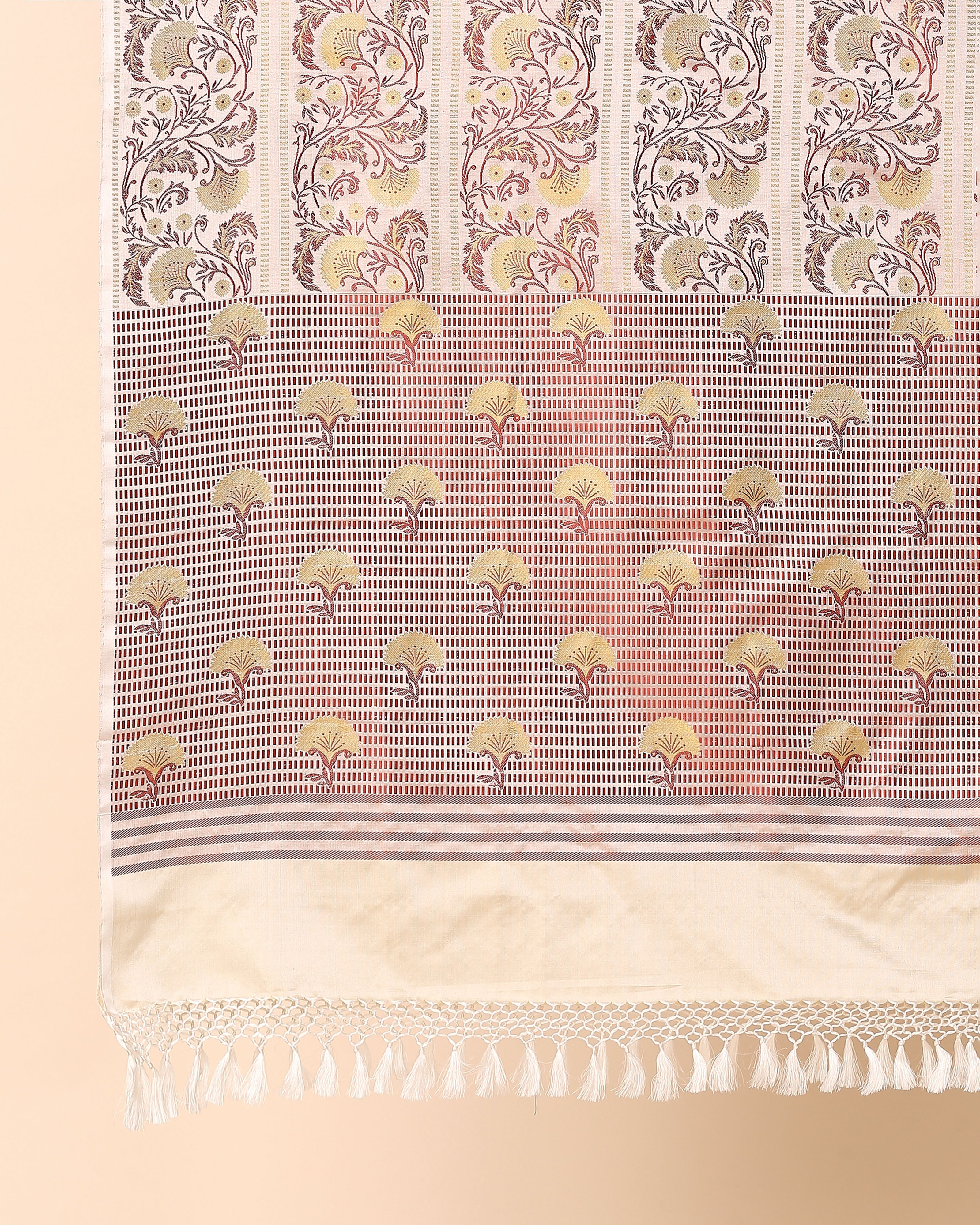 Misaki Banarasi Tanchoi Silk Dupatta