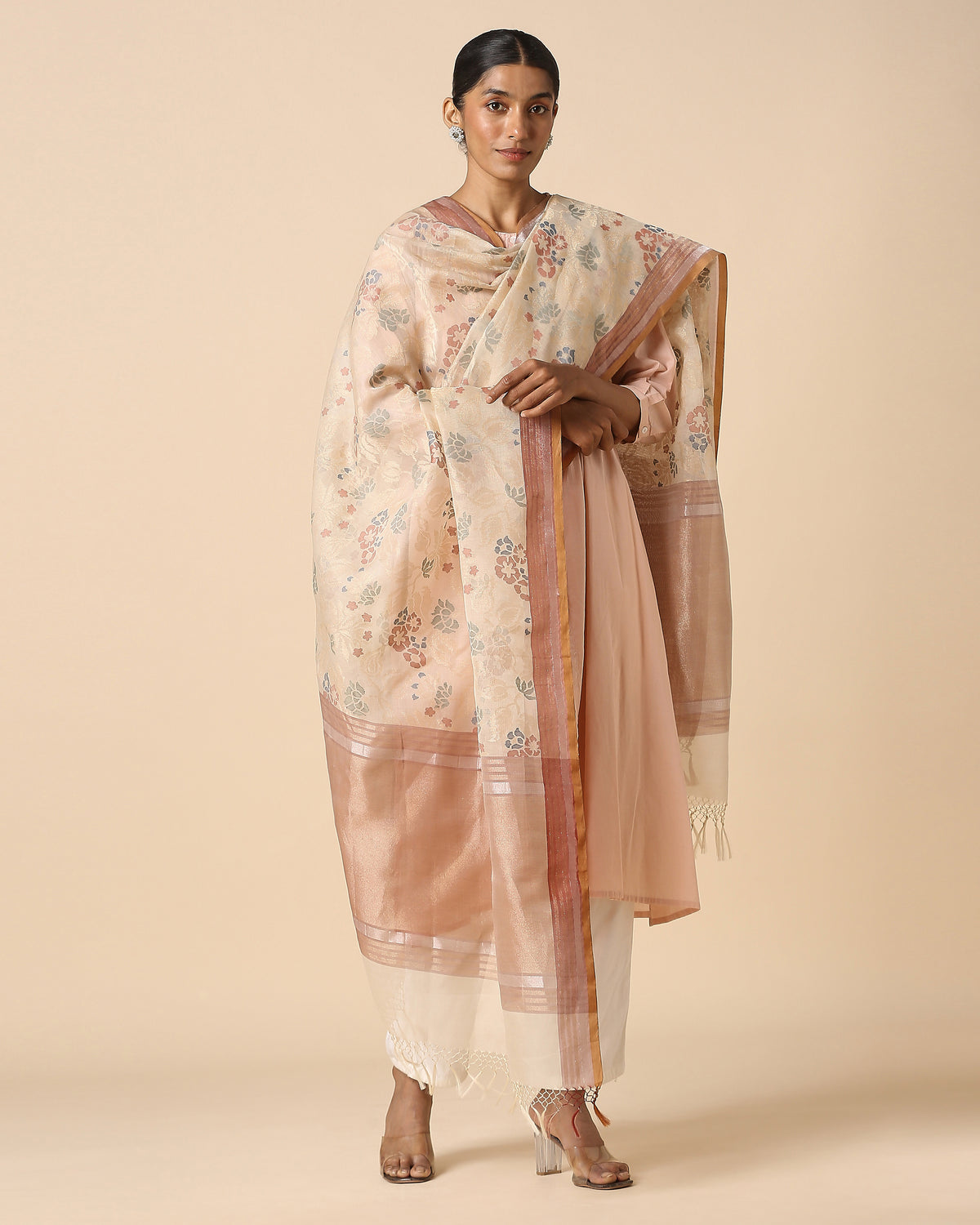 Hester Banarasi Jamdani Silk Cotton Dupatta
