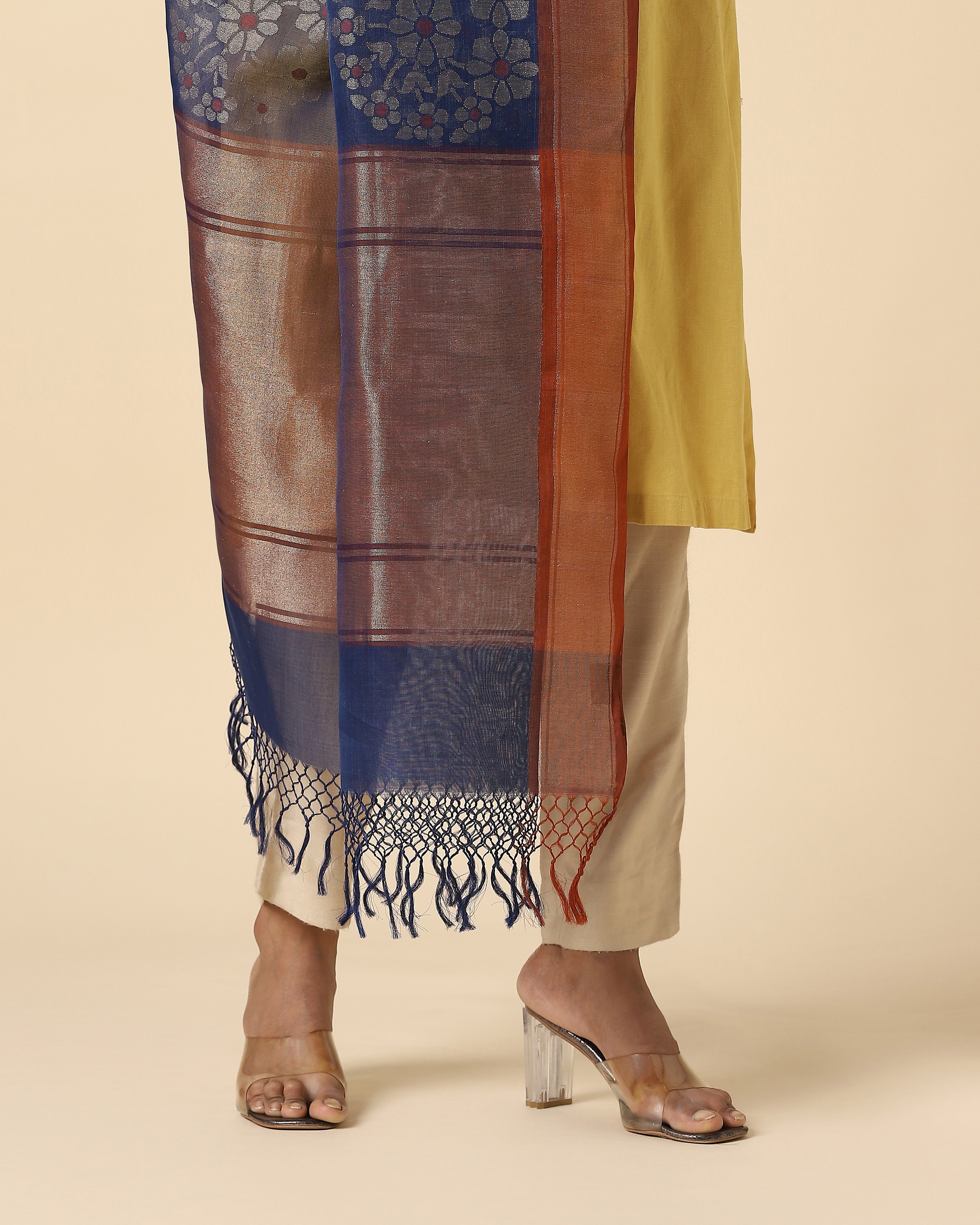 Adrin Banarasi Jamdani Cotton Dupatta