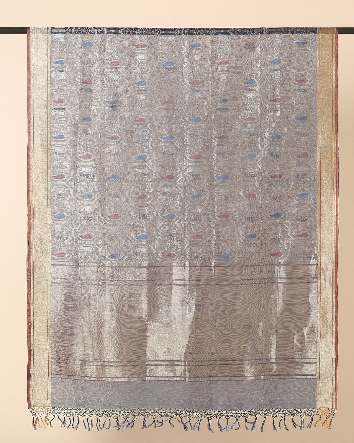 Keyani Banarasi Jamdani Silk Cotton Dupatta