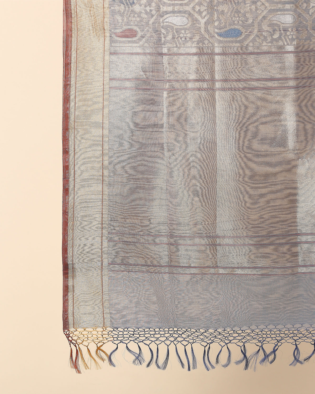 Keyani Banarasi Jamdani Silk Cotton Dupatta