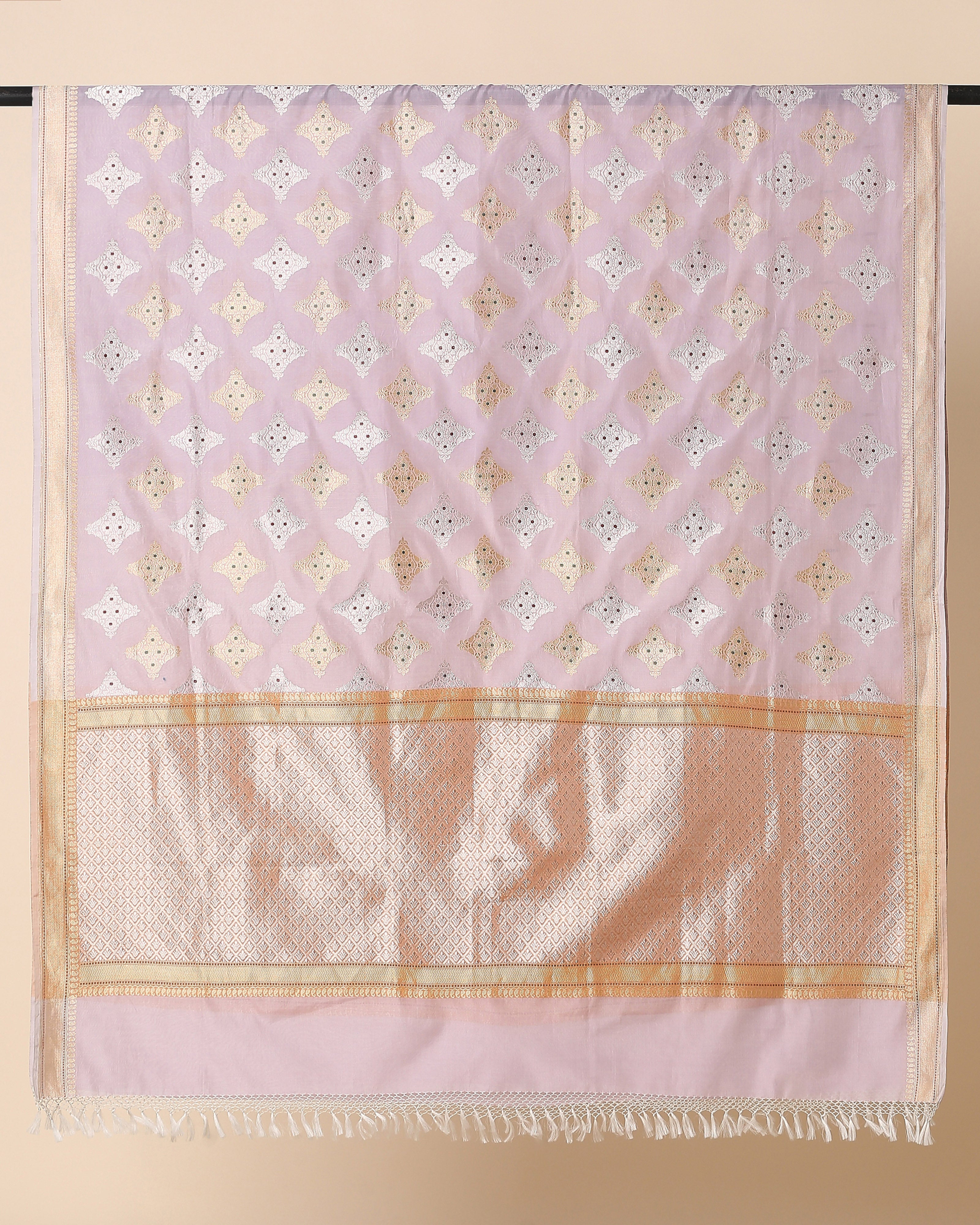 Fariz Banarasi Kadwa Silk Cotton Dupatta