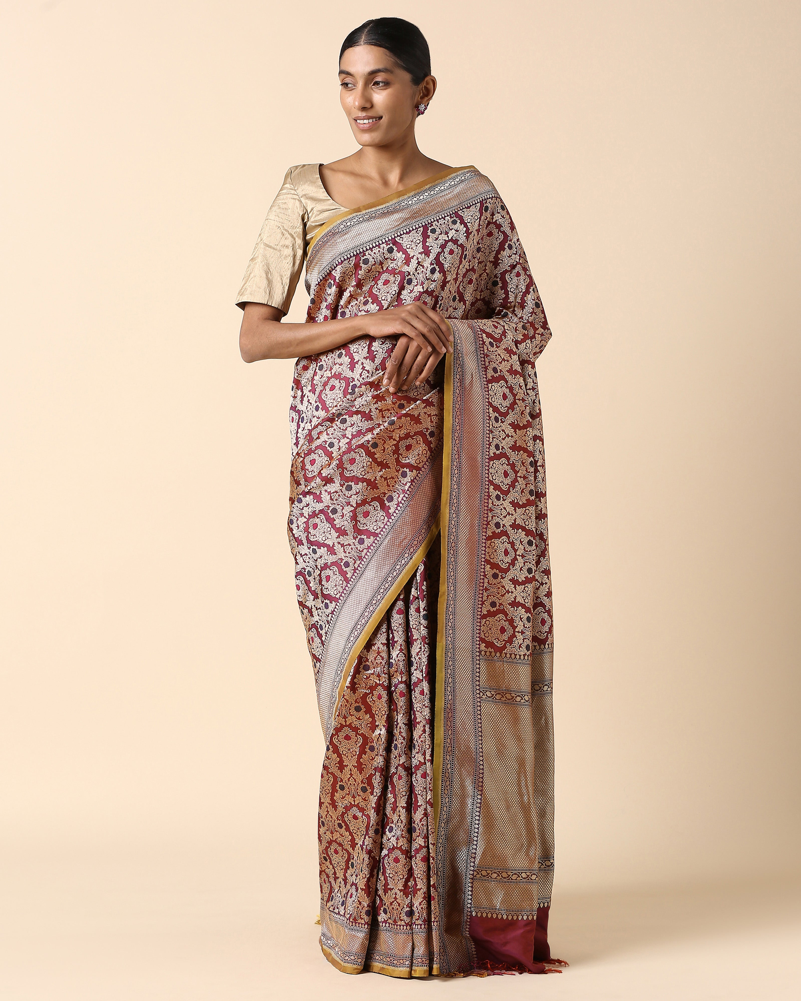 Marsha Banarasi Kadwa Silk Saree