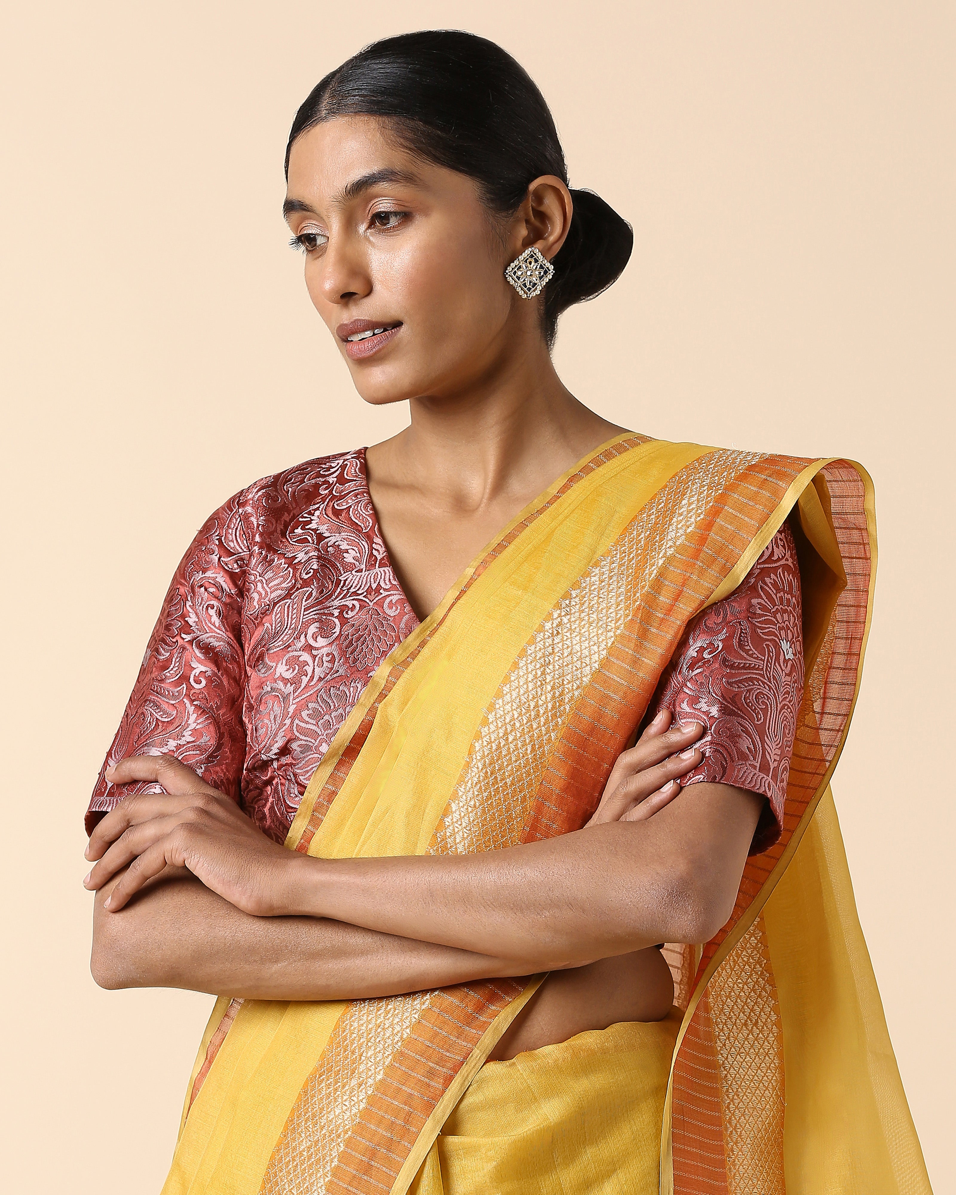 Kazi Banarasi Kadwa Silk Cotton Saree