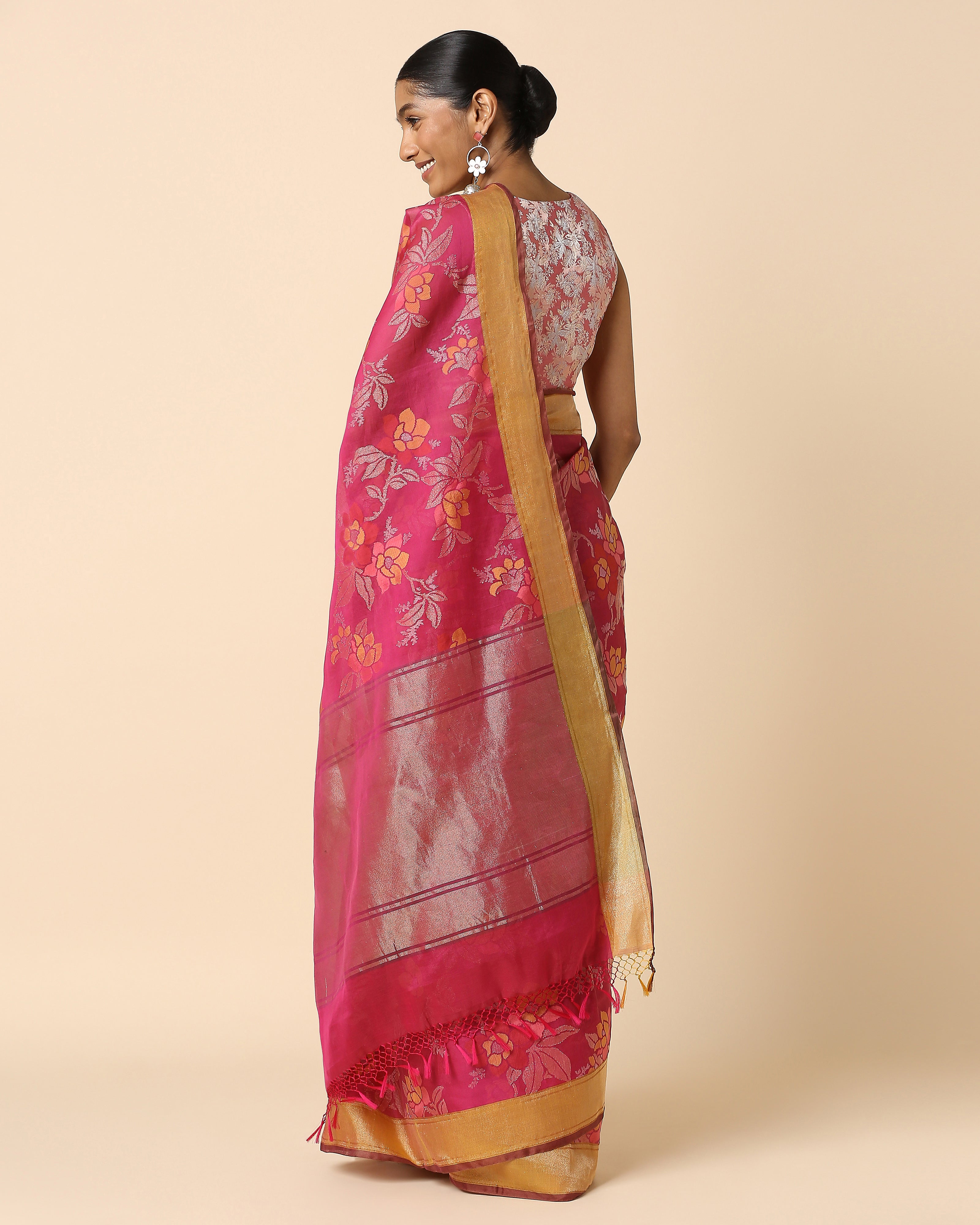 Safia Banarasi Jamdani Silk Cotton Saree