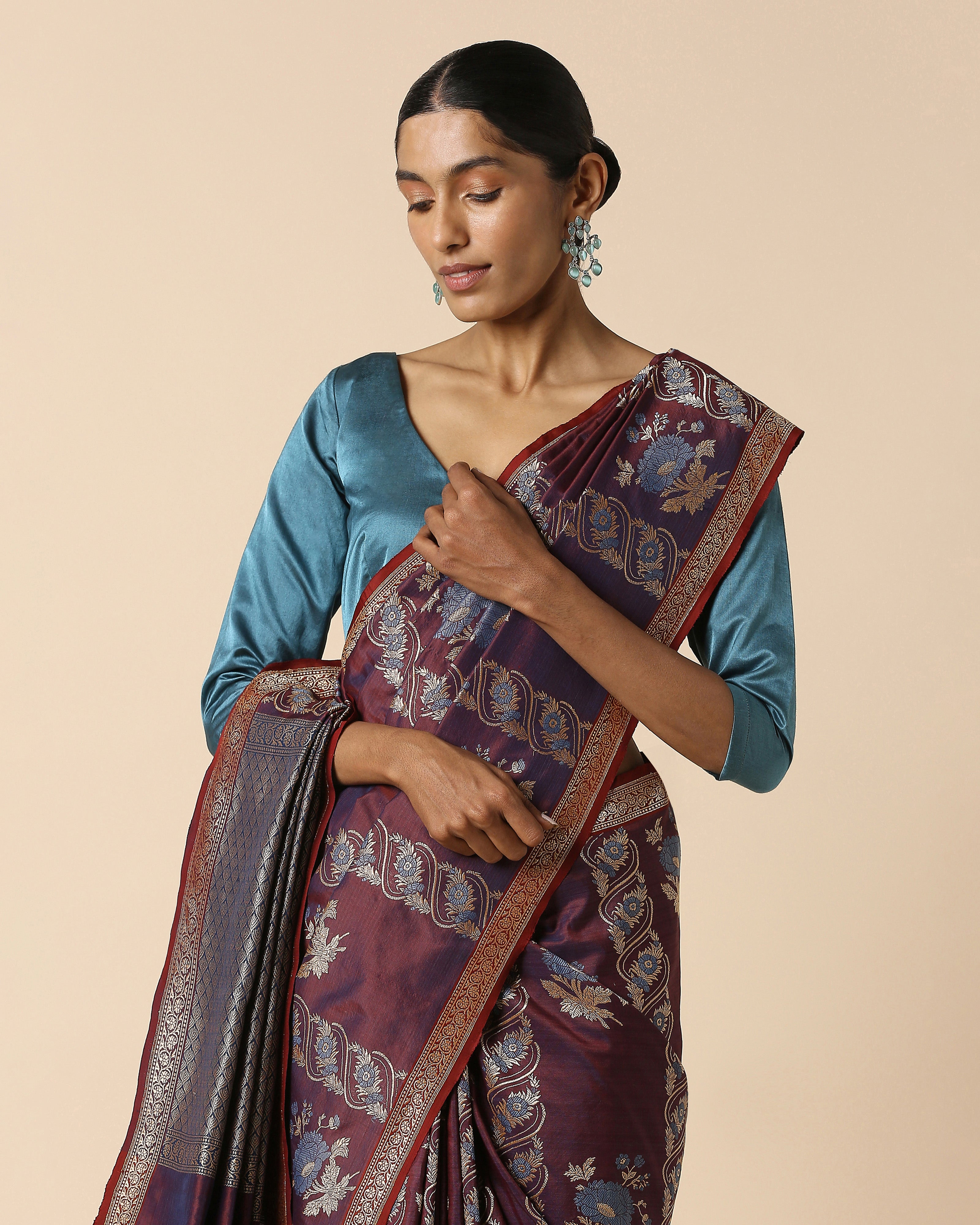 Kairo Banarasi Kadwa Silk Saree