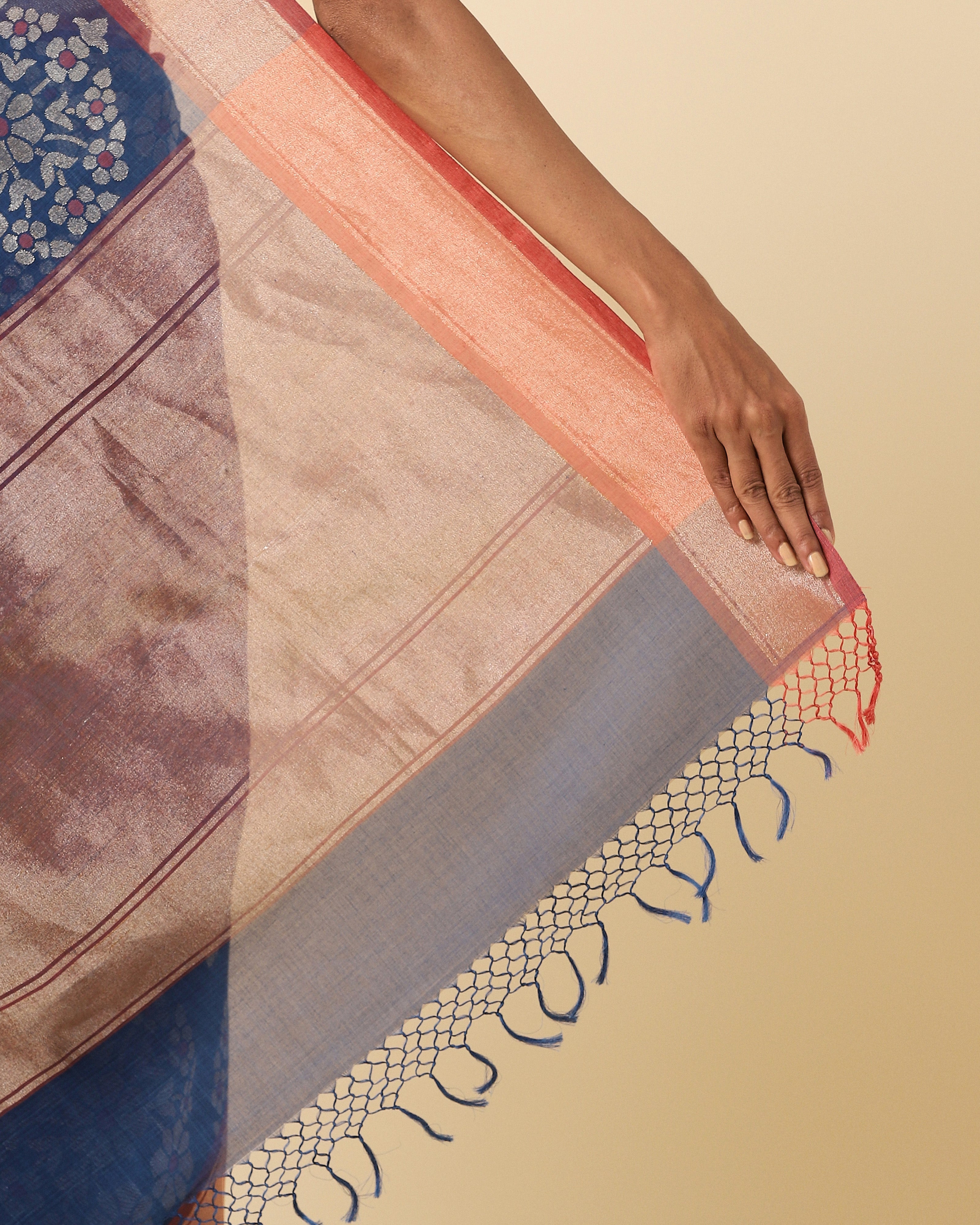 Adrin Banarasi Jamdani Cotton Saree