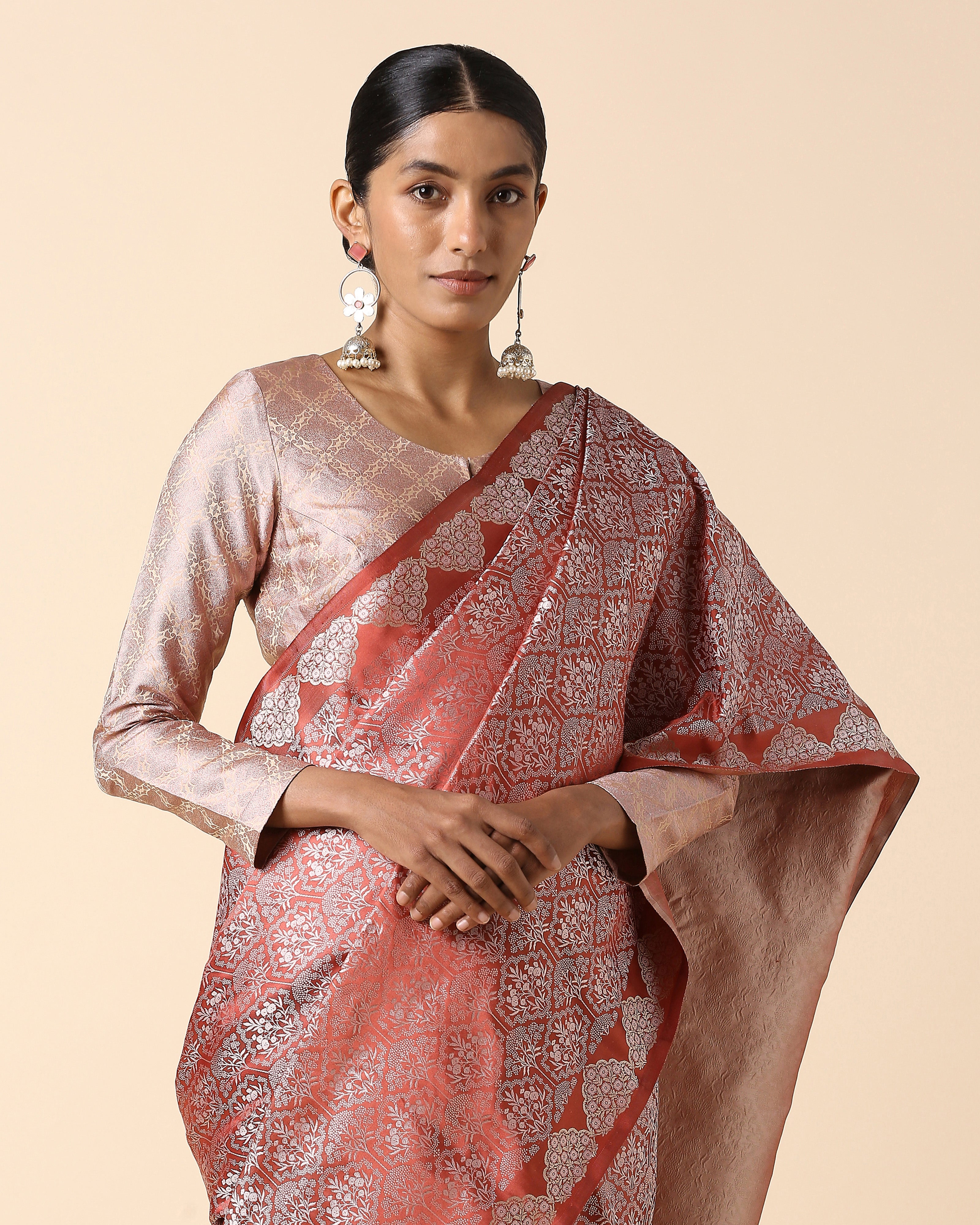 Parisa Banarasi Tanchoi Silk Saree