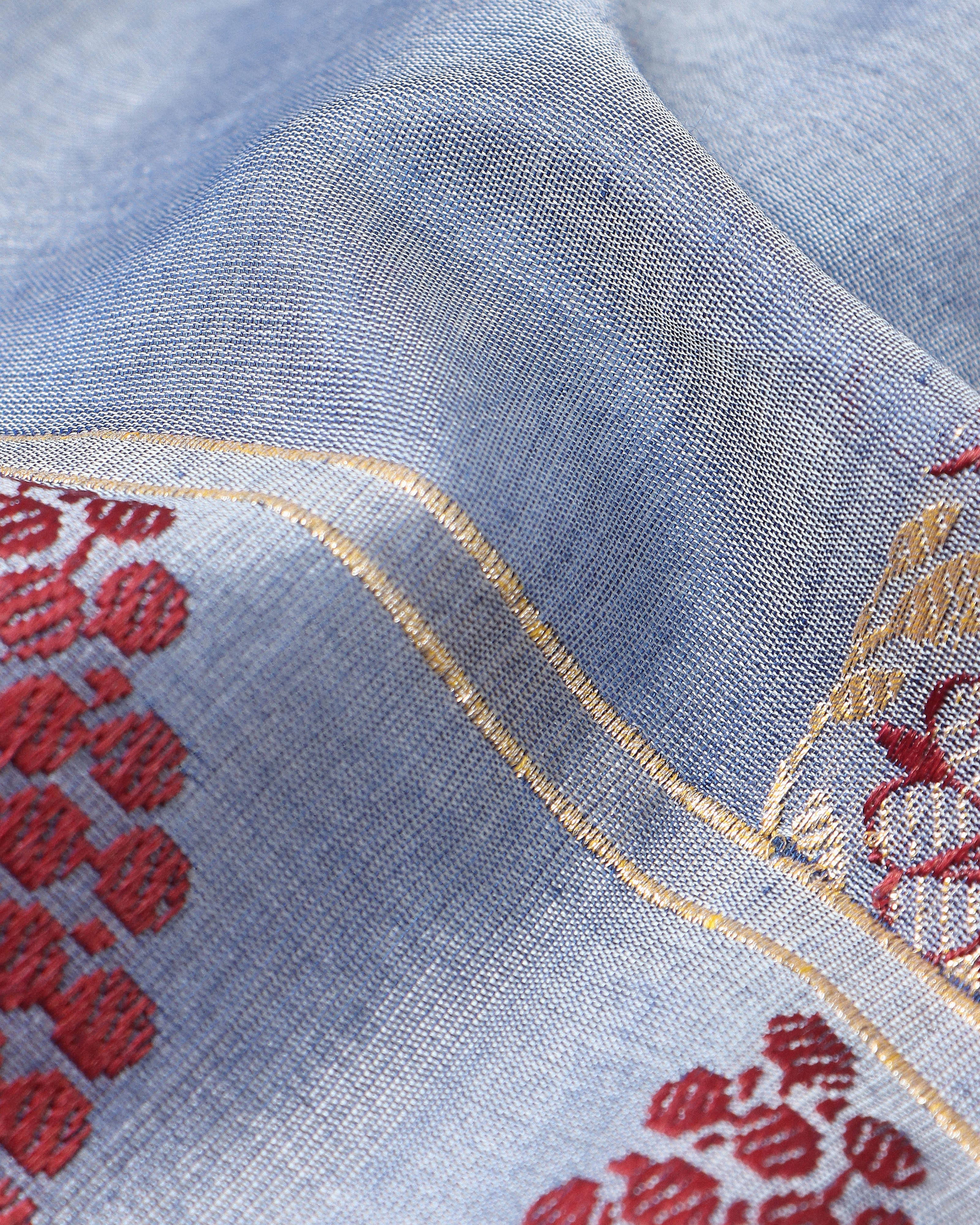 Sora Banarasi Kadwa Silk Cotton Saree