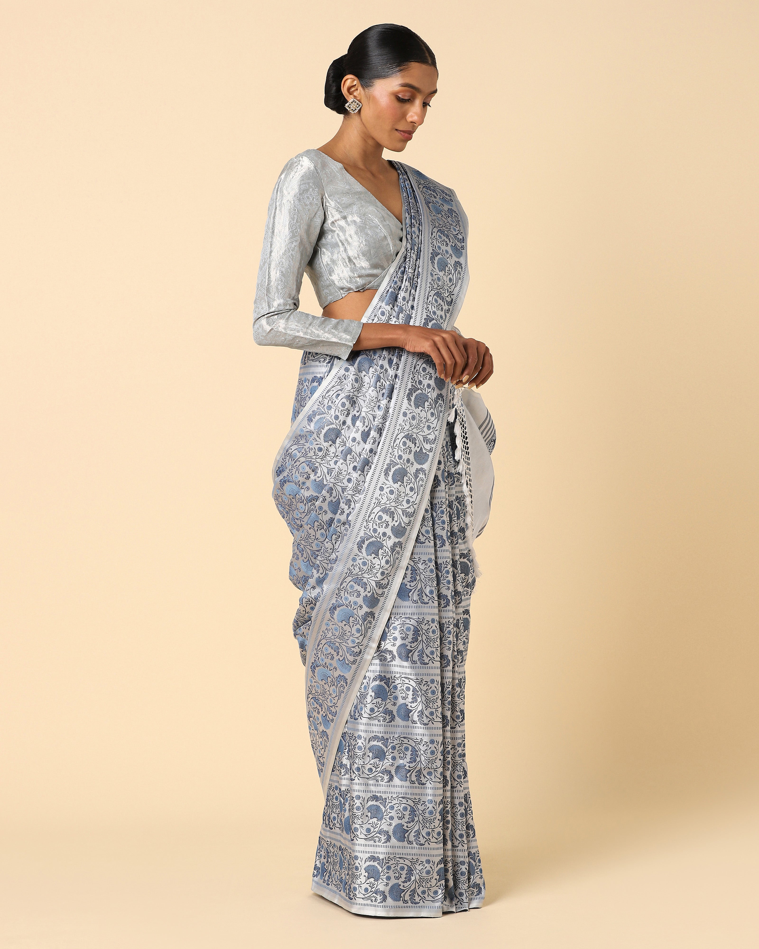 Misaki Banarasi Tanchoi Silk Saree