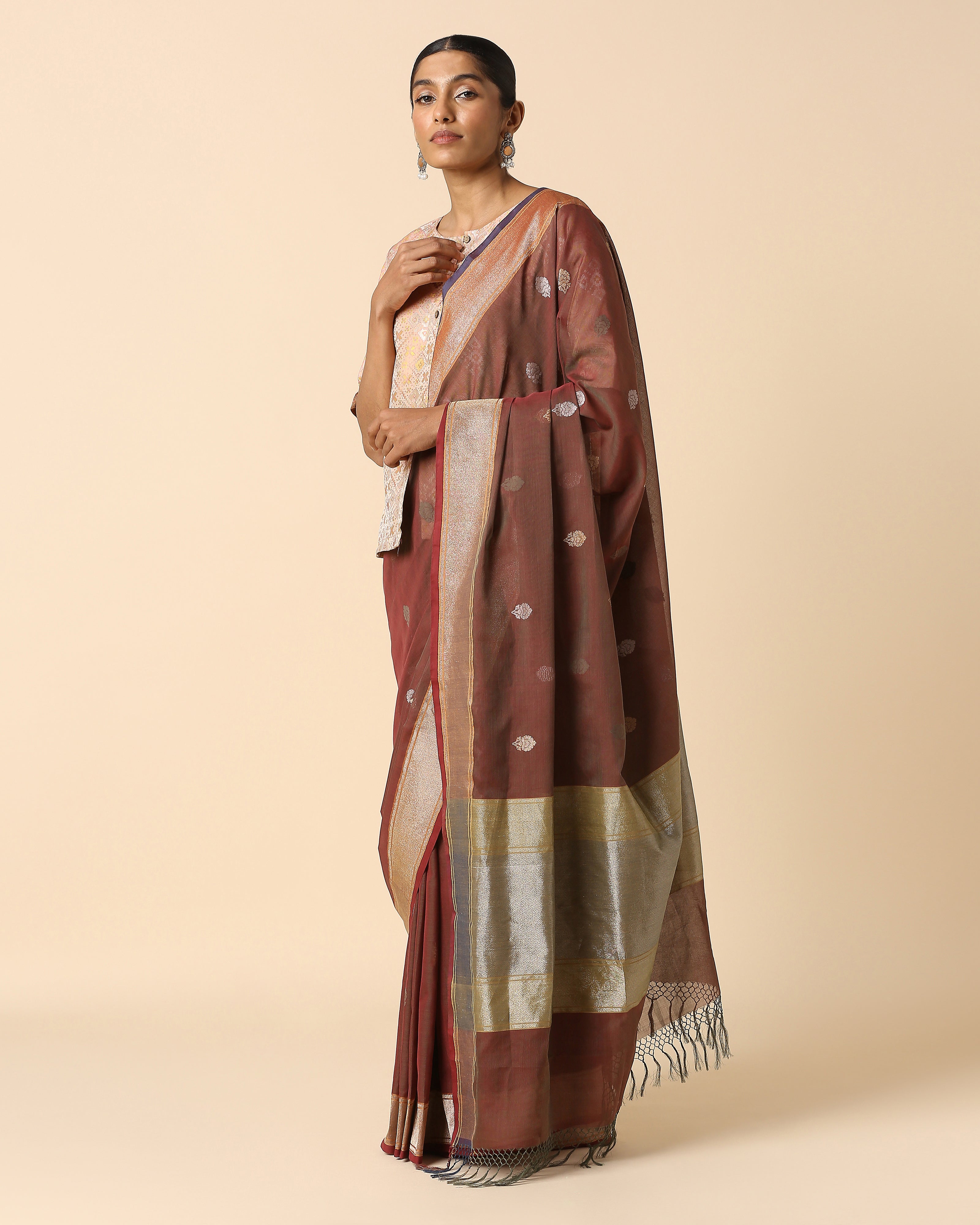 Jaisa Banarasi Kadwa Cotton Saree