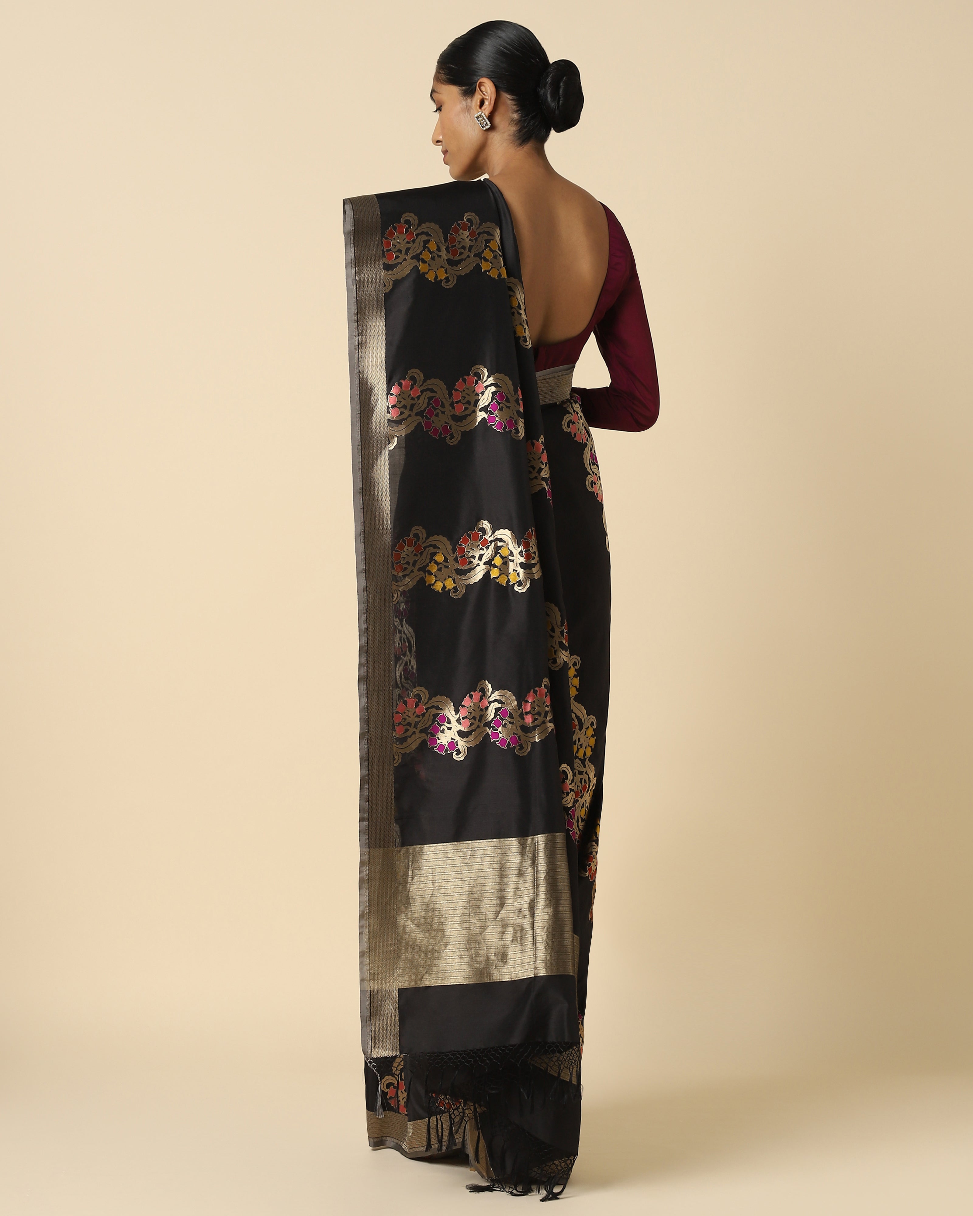 Tanuka Banarasi Cutwork Silk Saree