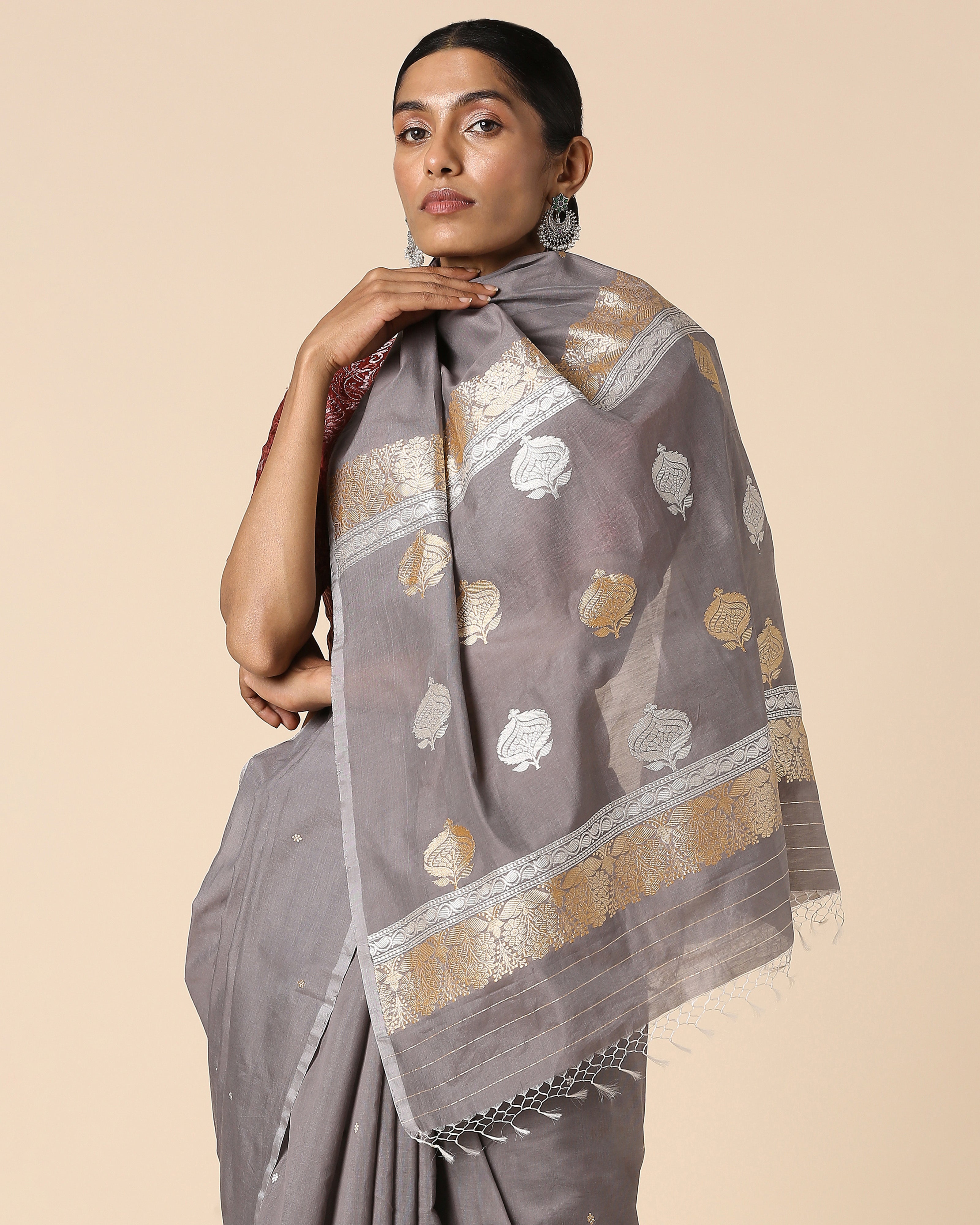 Smita Banarasi Kadwa Silk Cotton Saree