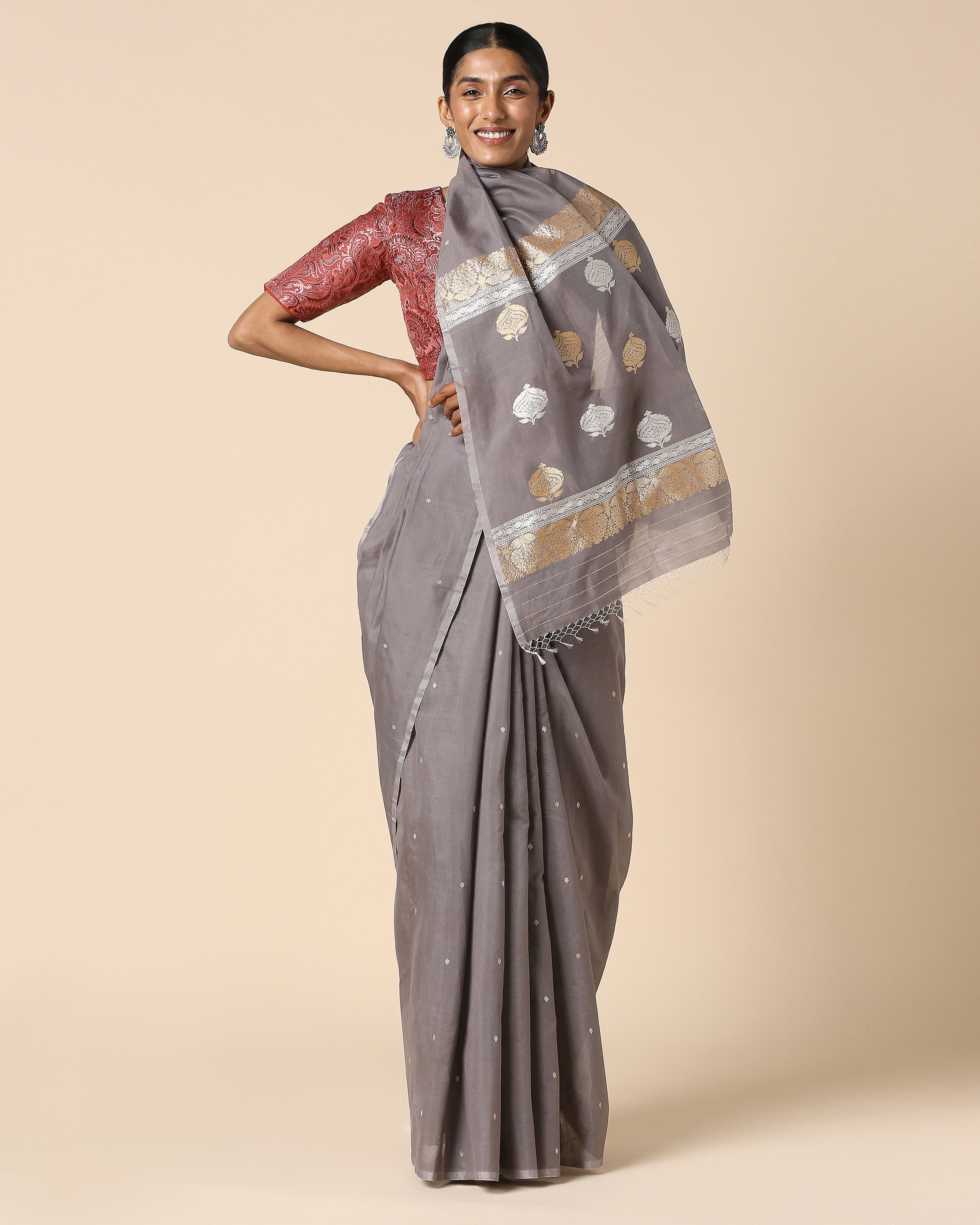 Smita Banarasi Kadwa Silk Cotton Saree