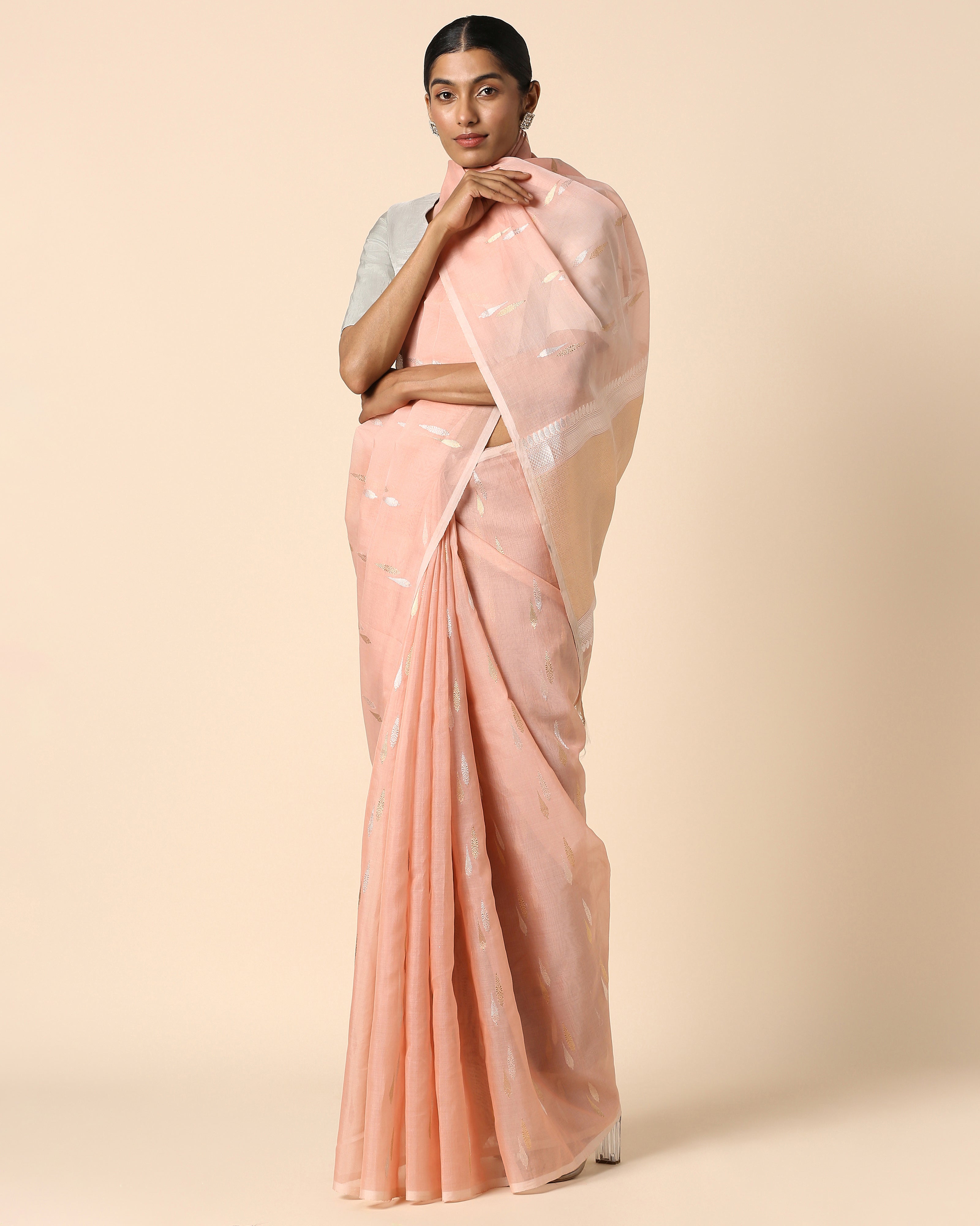 Avantika Banarasi Kadwa Silk Cotton Saree