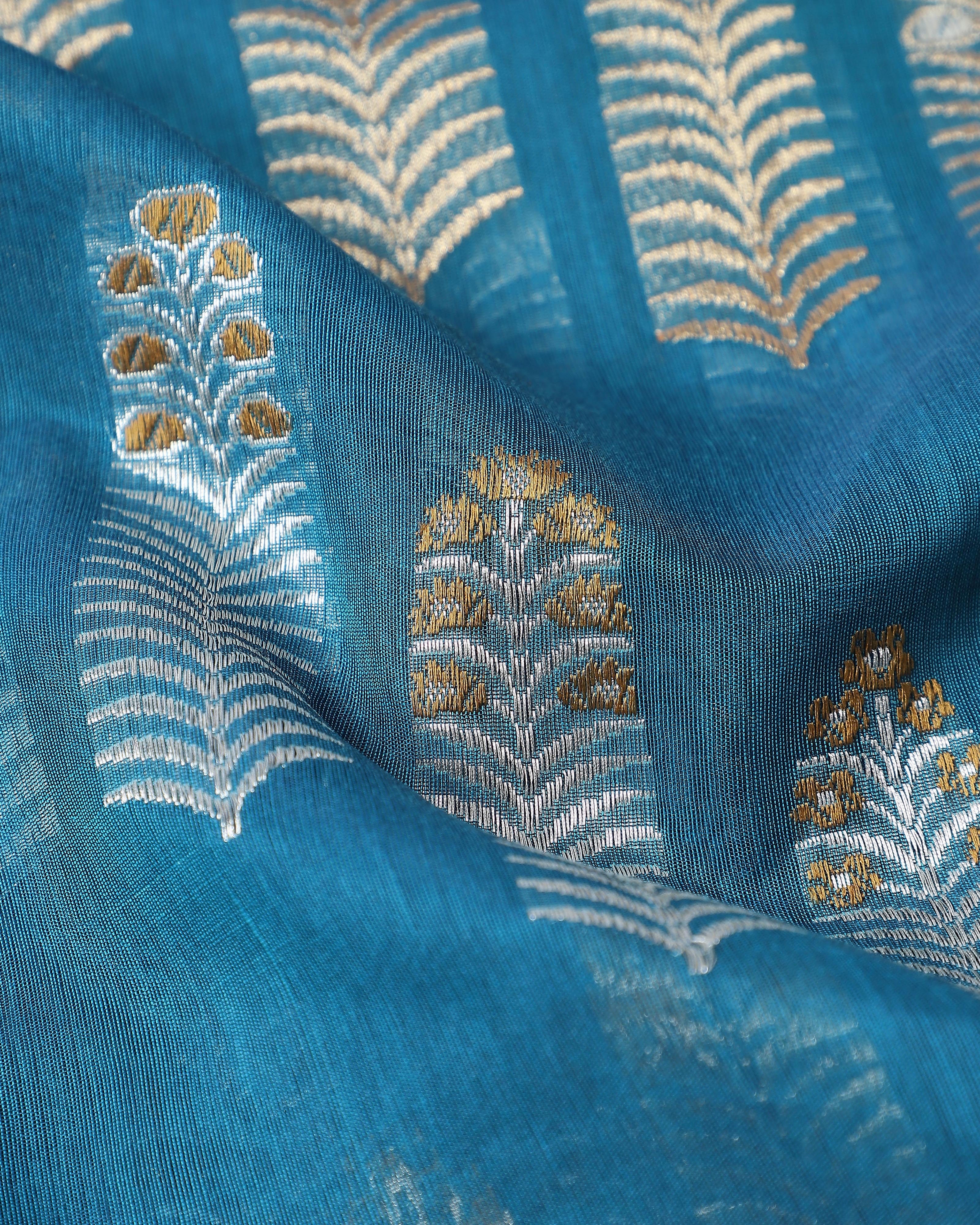 Revati Banarasi Kadwa Silk Cotton Saree