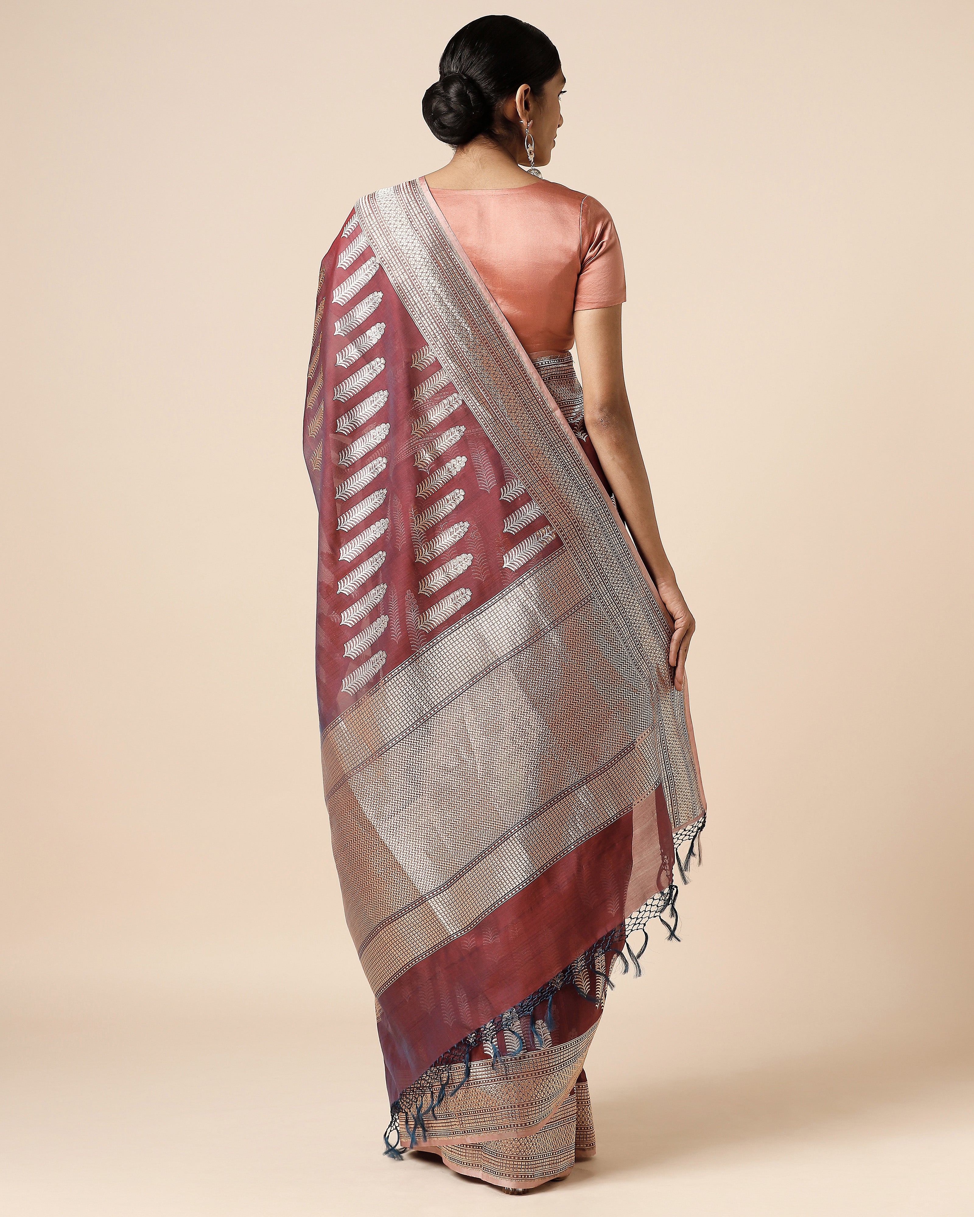 Revati Banarasi Kadwa Silk Cotton Saree