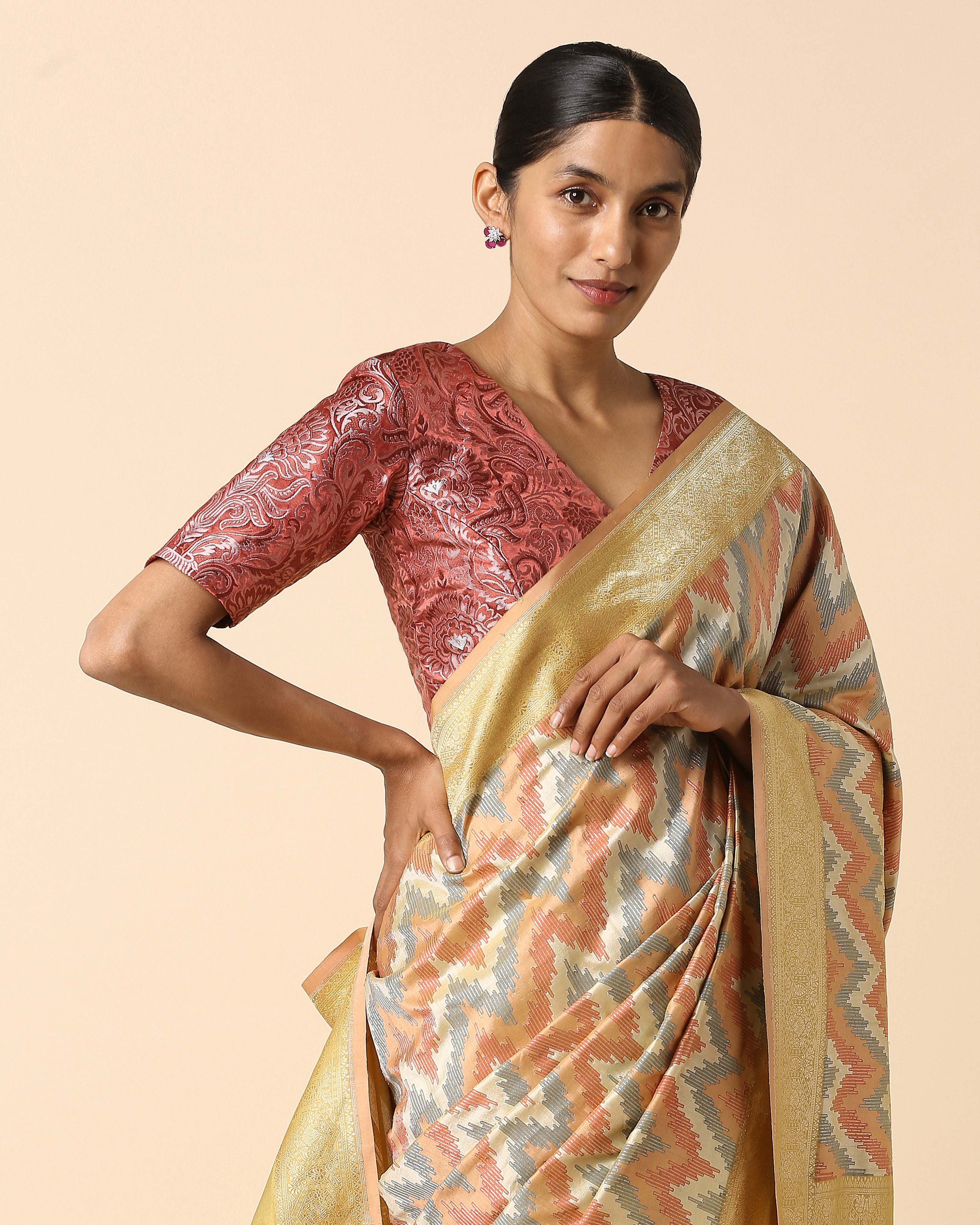 Shilp Banarasi Rangkaat Silk Saree