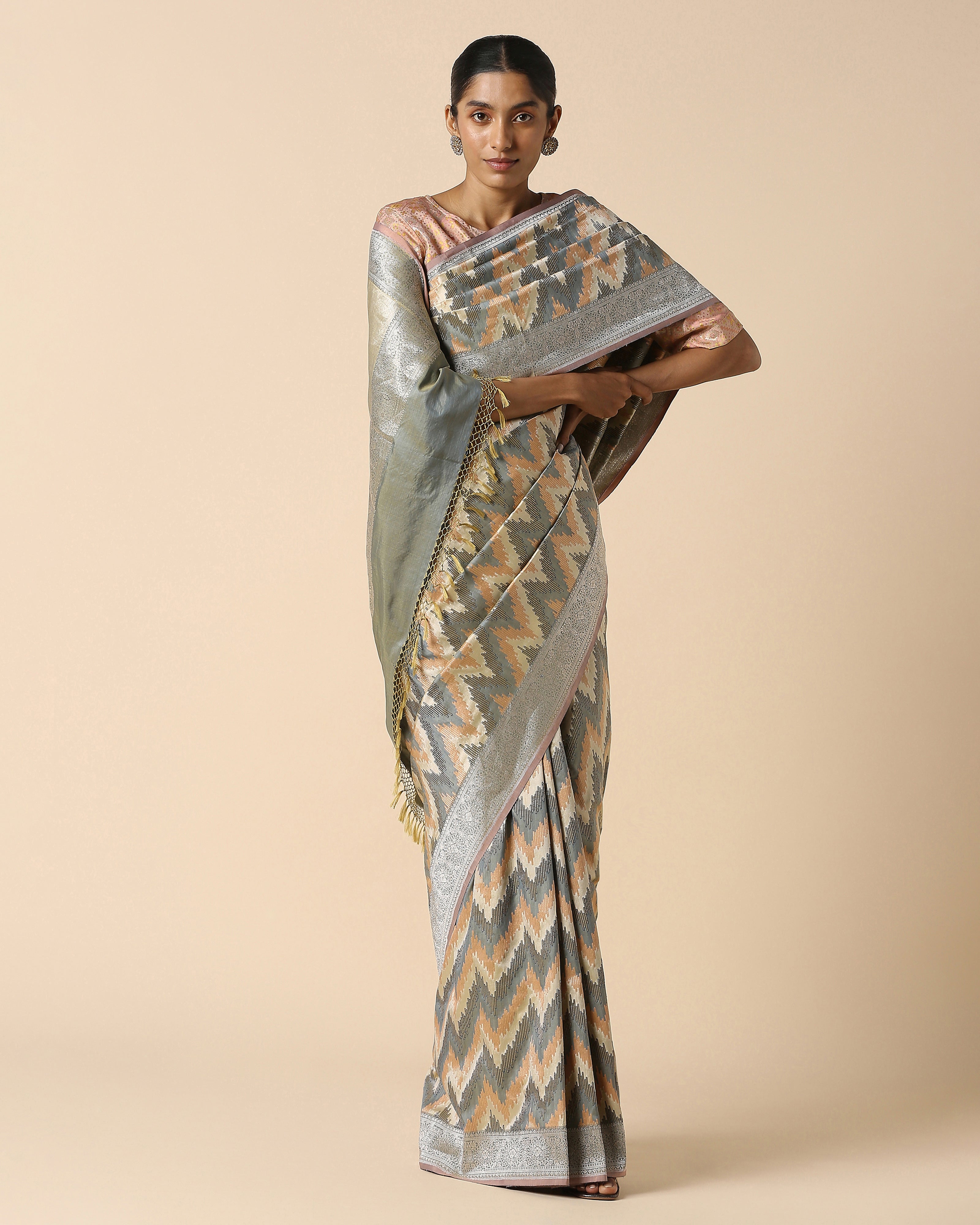 Shilp Banarasi Rangkaat Silk Saree