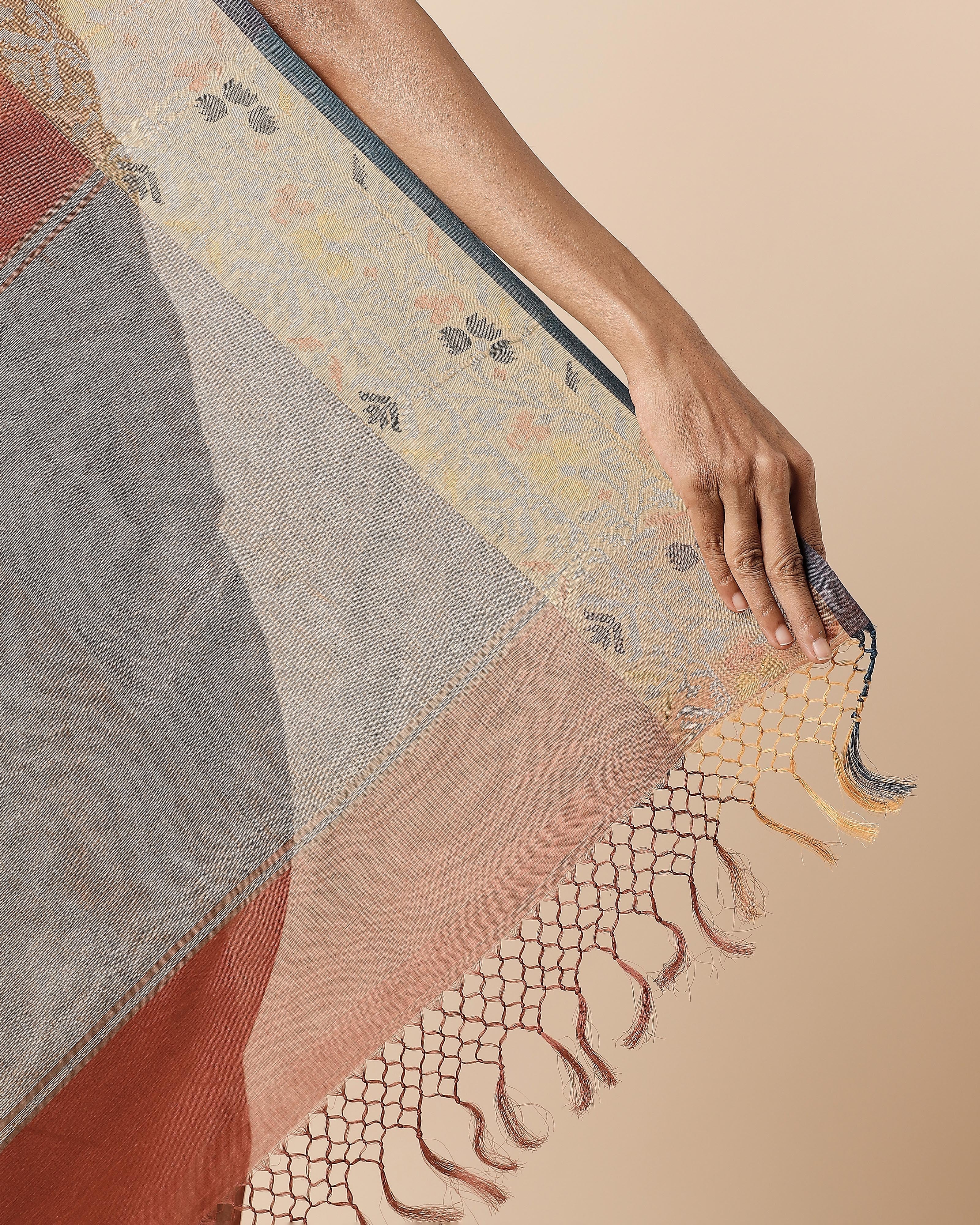 Keila Banarasi Jamdani Cotton Saree