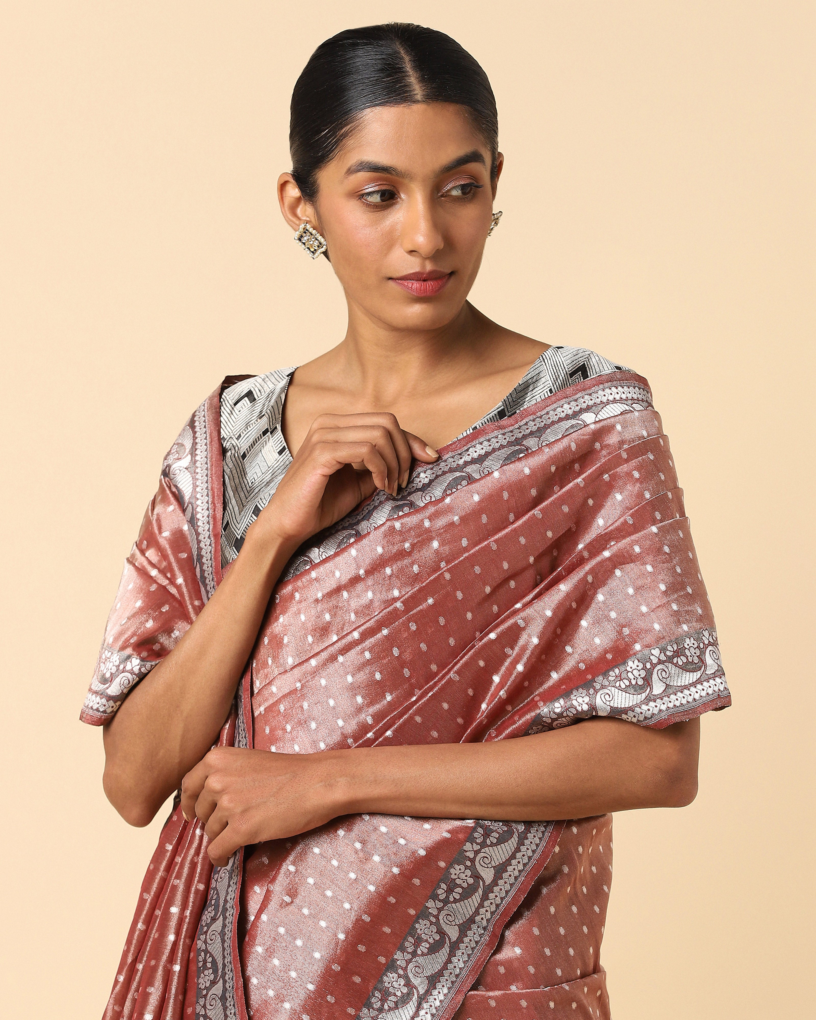 Gaman Banarasi Cutwork Silk Saree