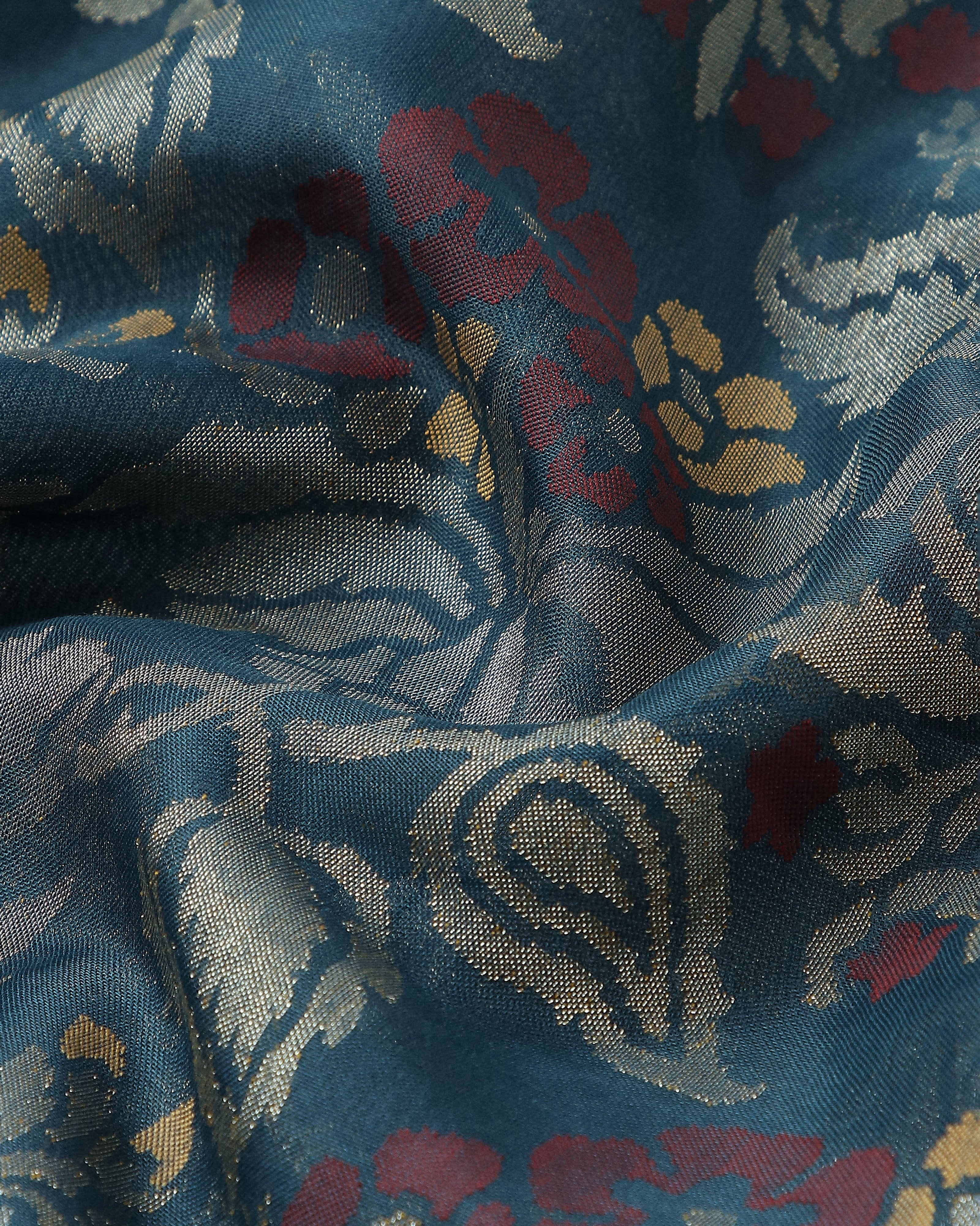 Hester Banarasi Jamdani Silk Cotton Saree