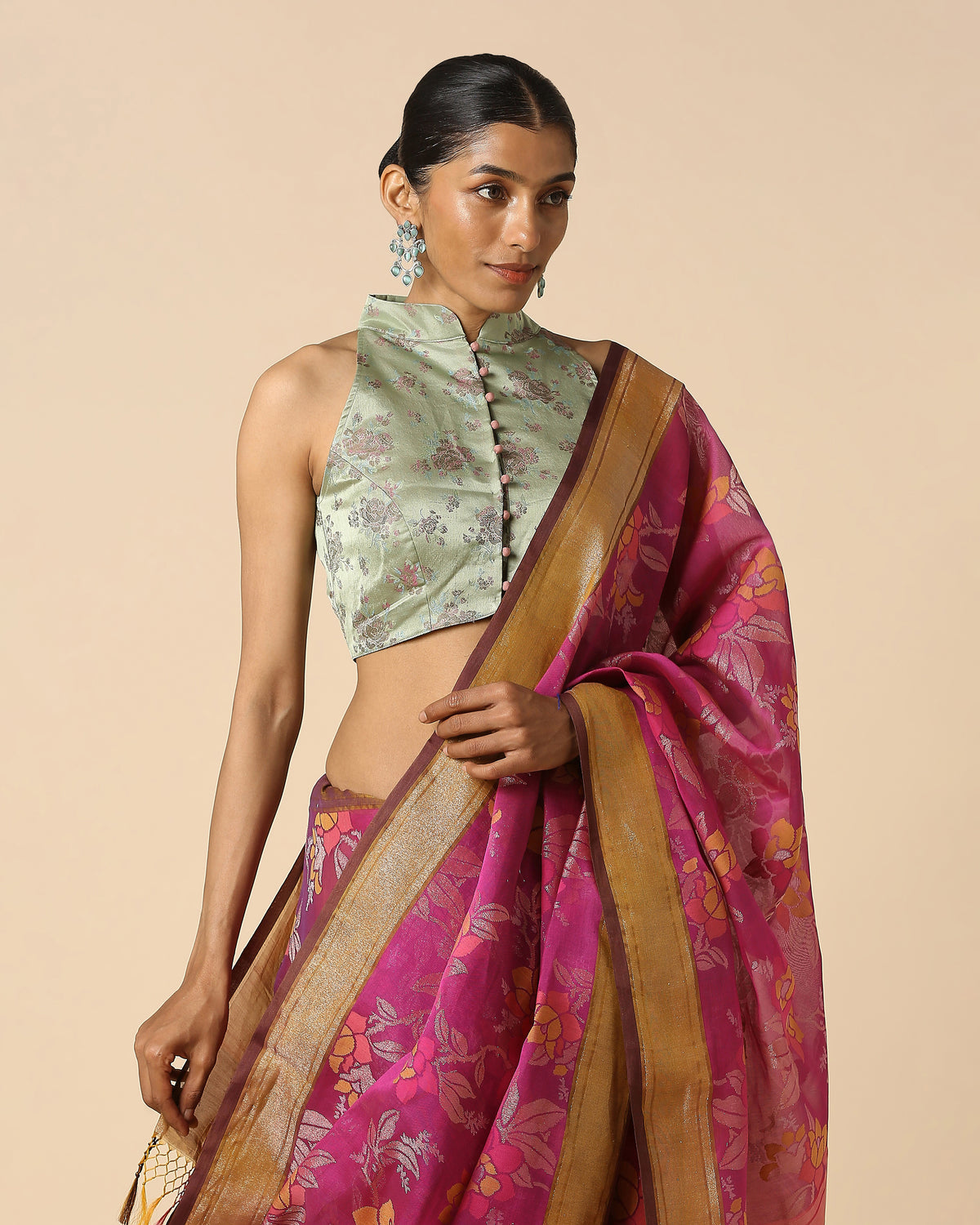 Safia Banarasi Jamdani Silk Cotton Saree