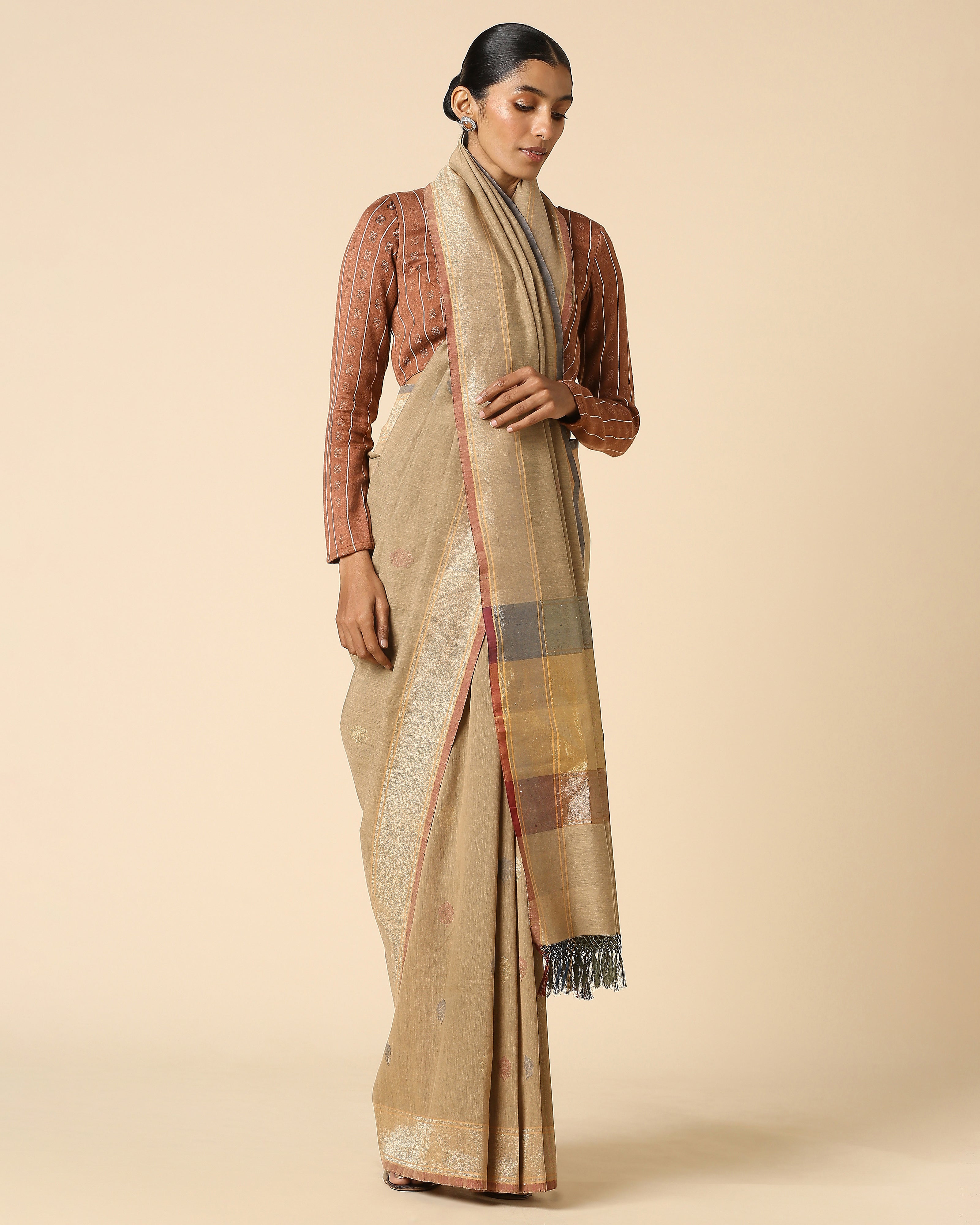 Jaisa Banarasi Kadwa Cotton Saree
