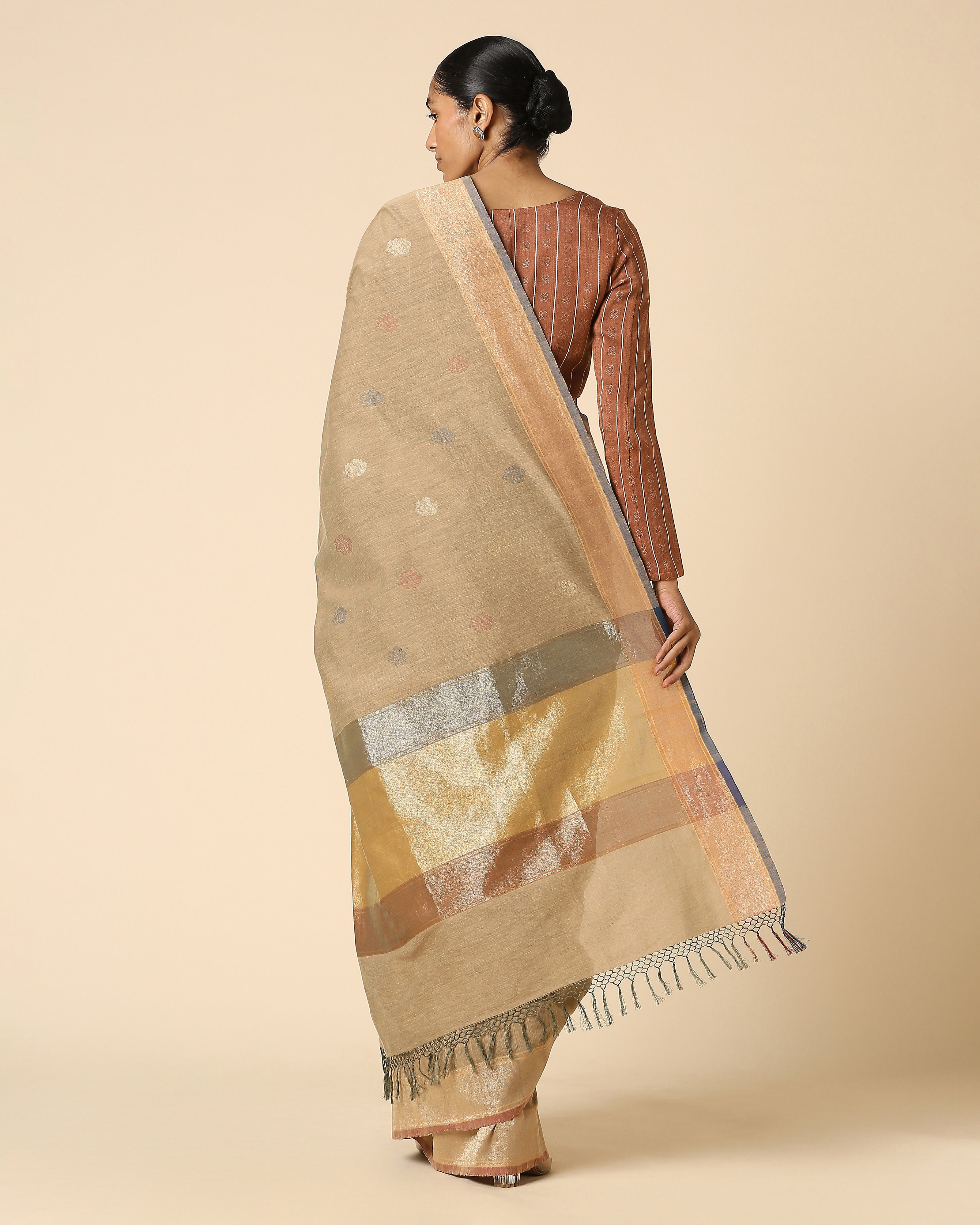 Jaisa Banarasi Kadwa Cotton Saree