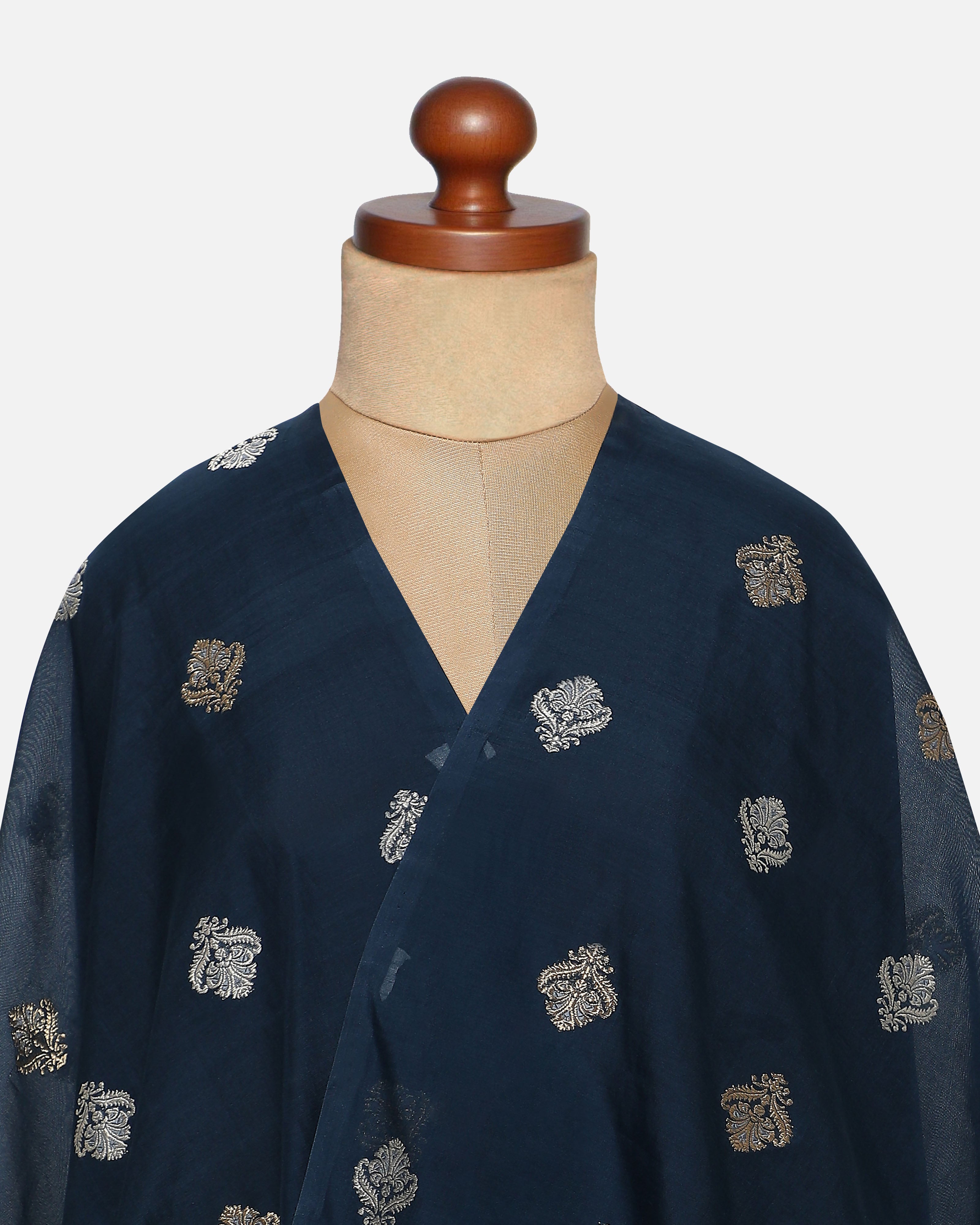 Astha Banarasi Kadwa Silk Cotton Suit Fabric