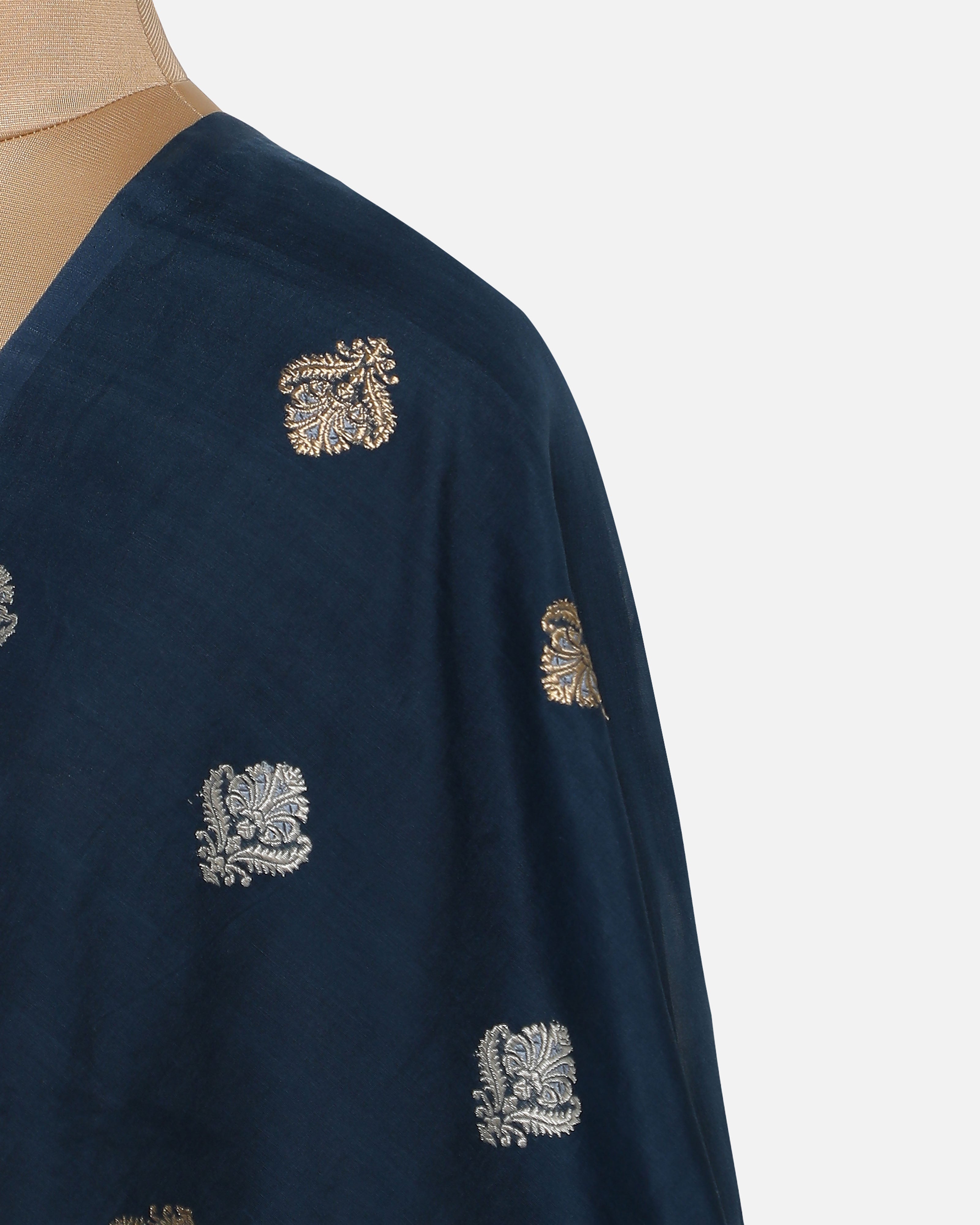 Astha Banarasi Kadwa Silk Cotton Suit Fabric