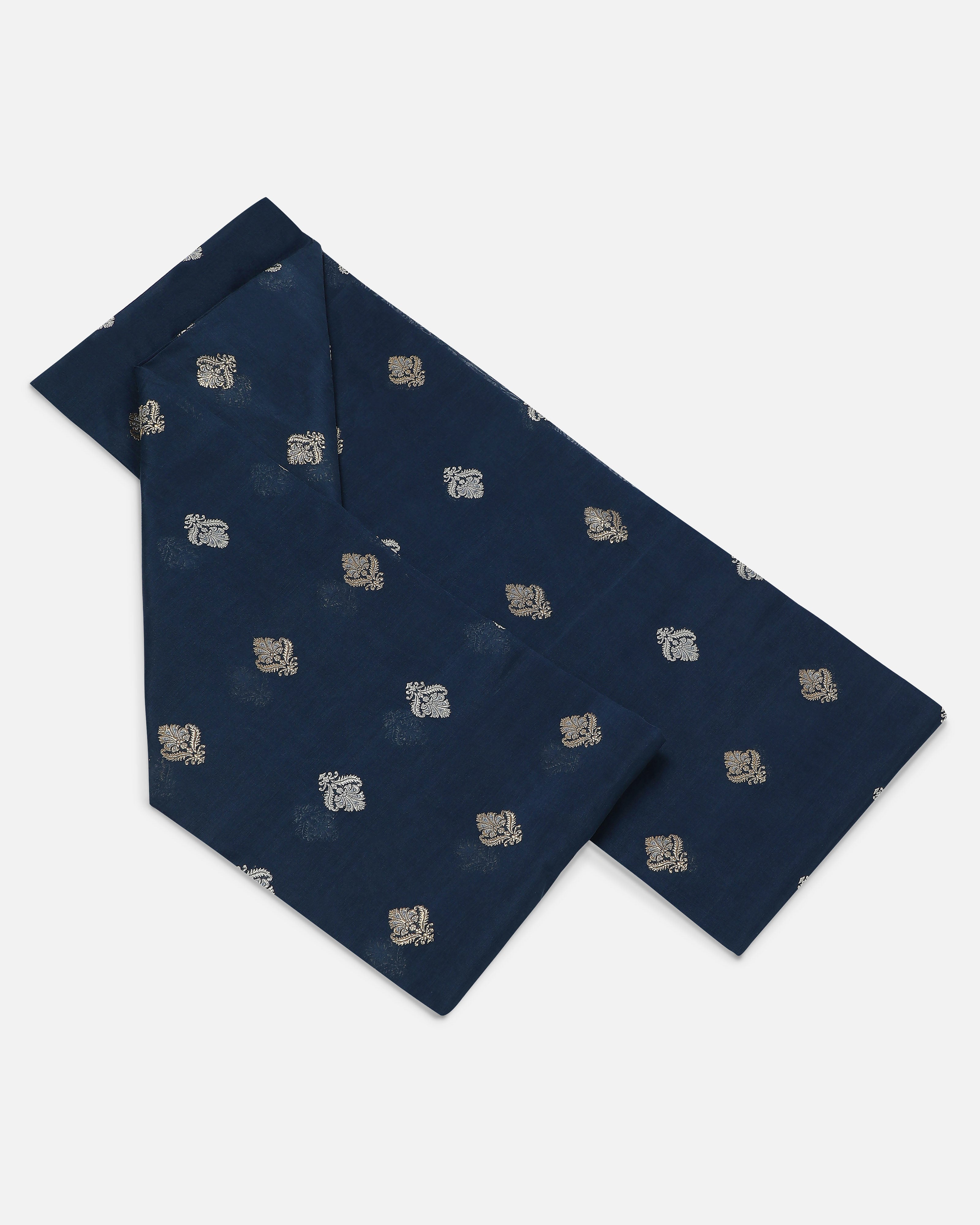 Astha Banarasi Kadwa Silk Cotton Suit Fabric