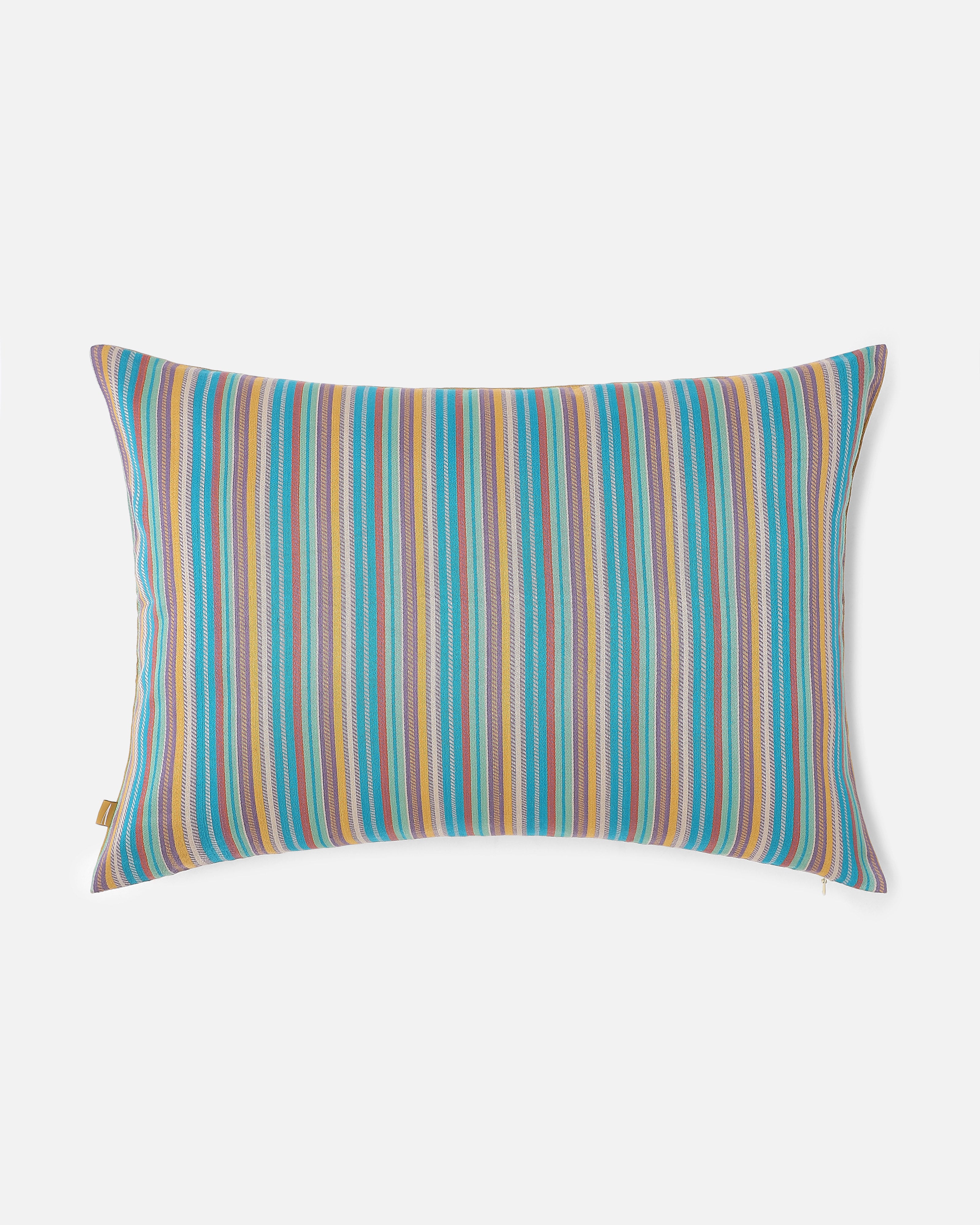 Gunya Bhujodi Mashru Viscose Cotton Cushion Cover