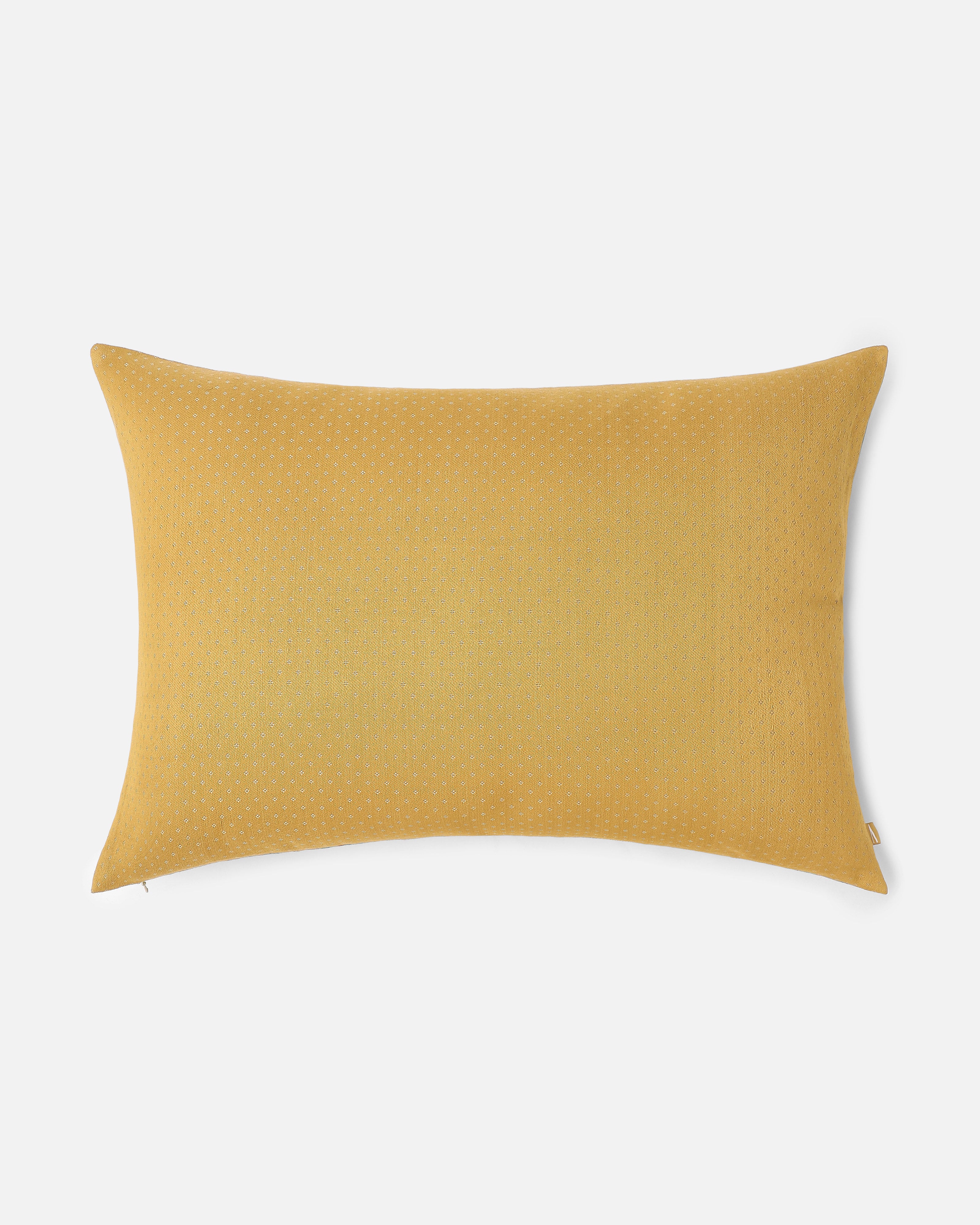Gunya Bhujodi Mashru Viscose Cotton Cushion Cover