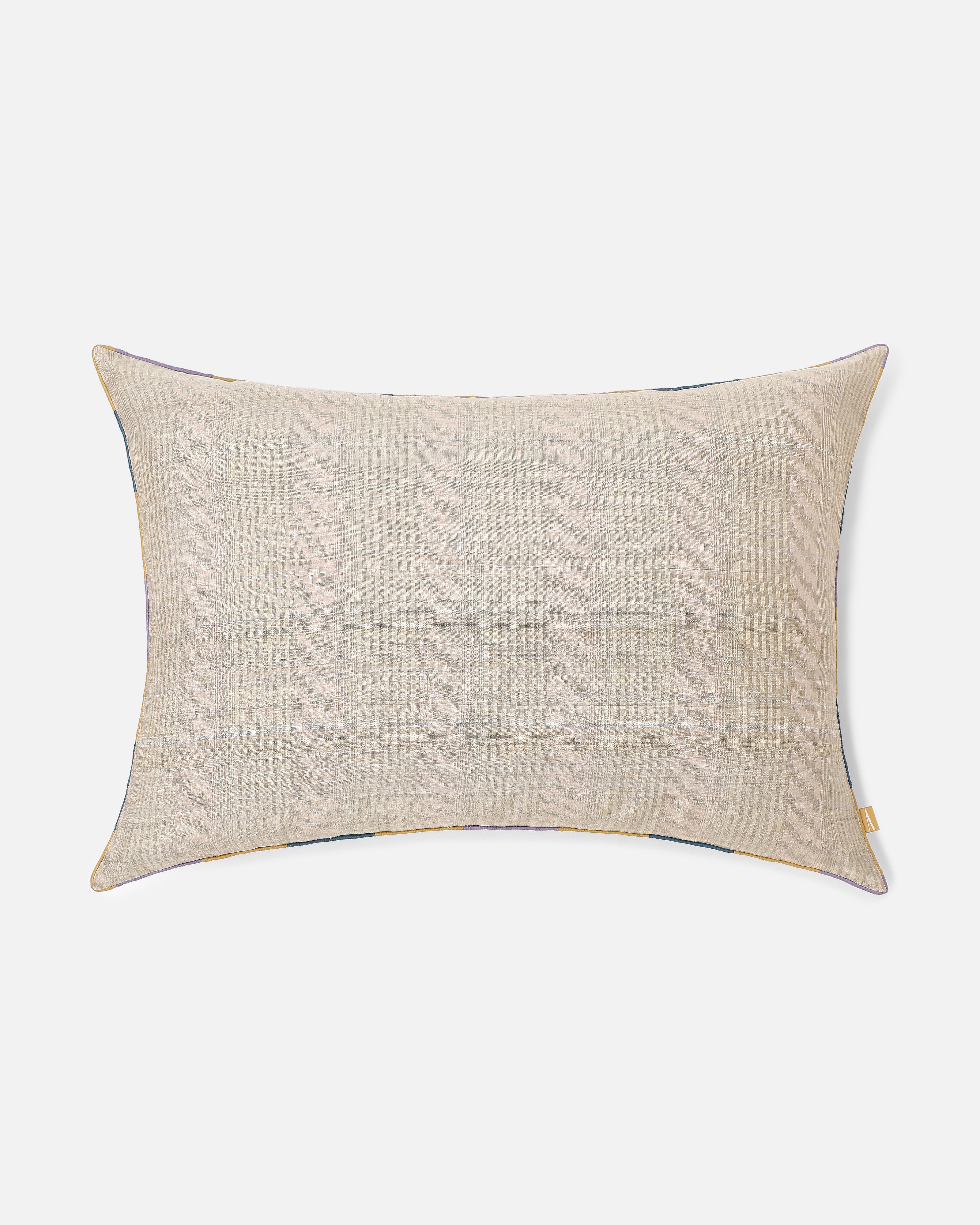 Suya Pochampally Warp Ikat Silk Cushion Cover