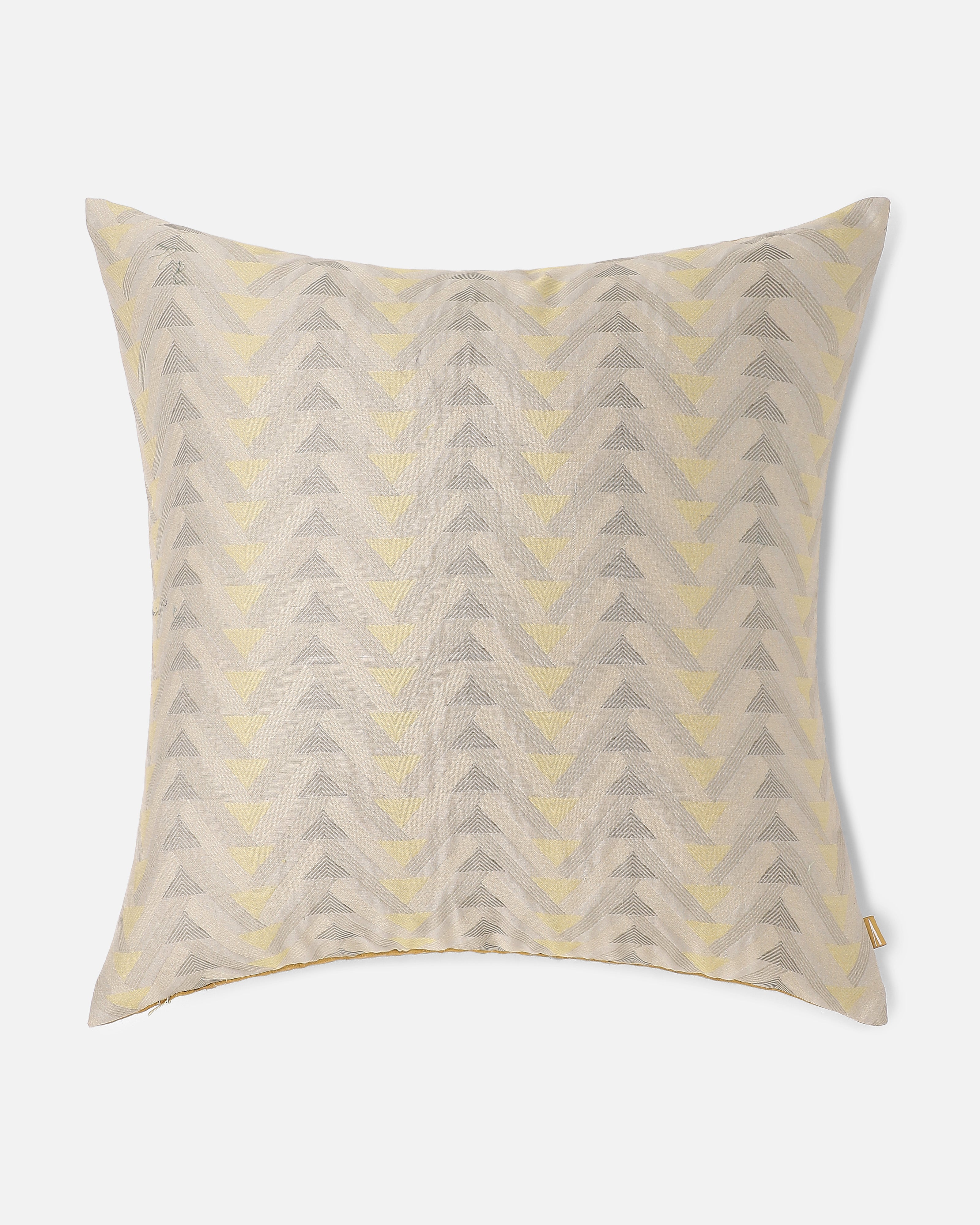 Raina Banarasi Powdi Silk Cotton Cushion Cover
