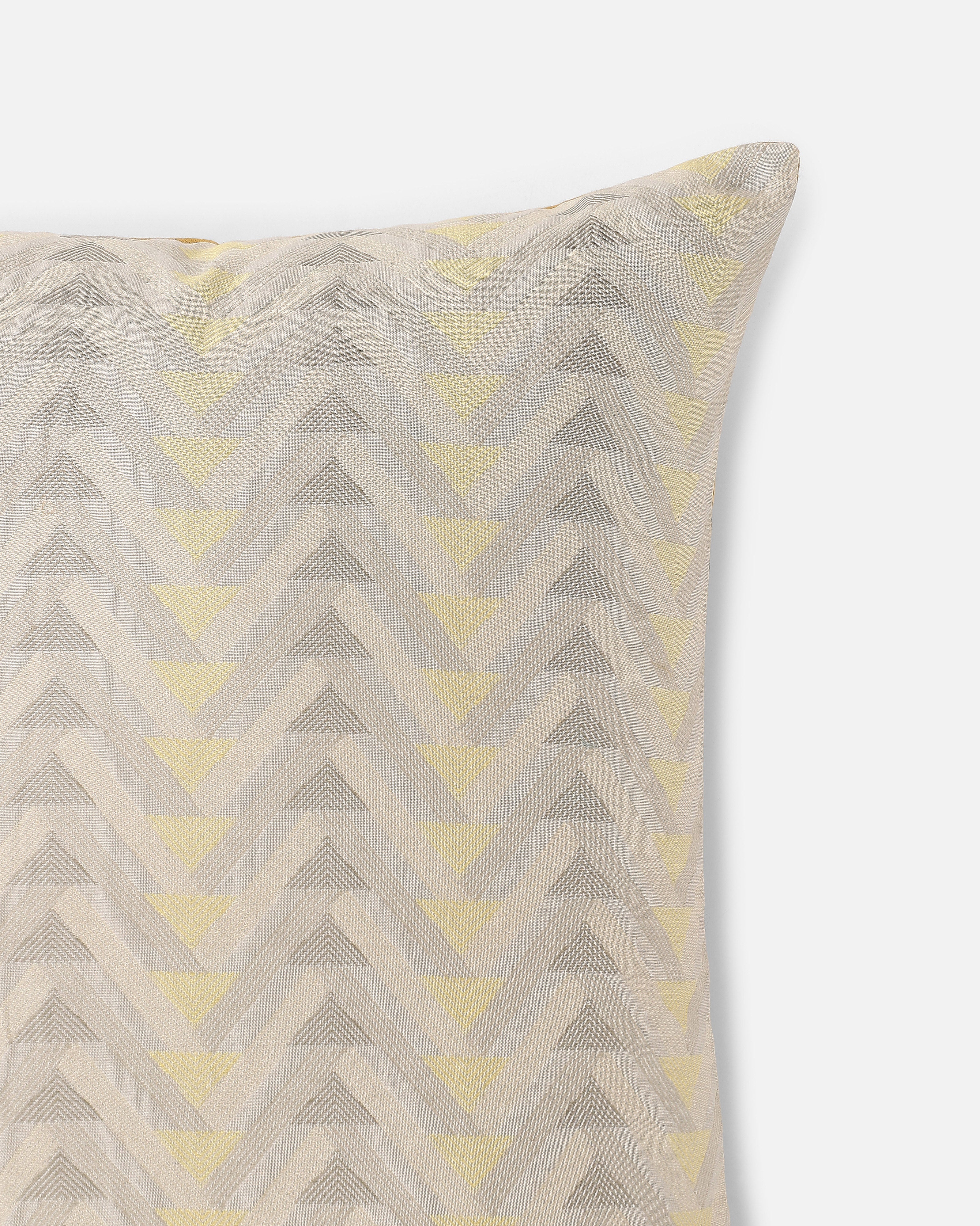 Raina Banarasi Powdi Silk Cotton Cushion Cover