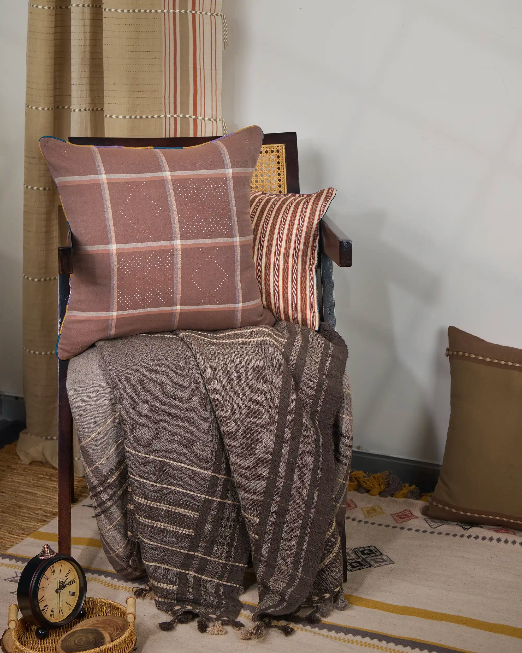 Sayani Bhujodi Tangalia Cotton Cushion Cover