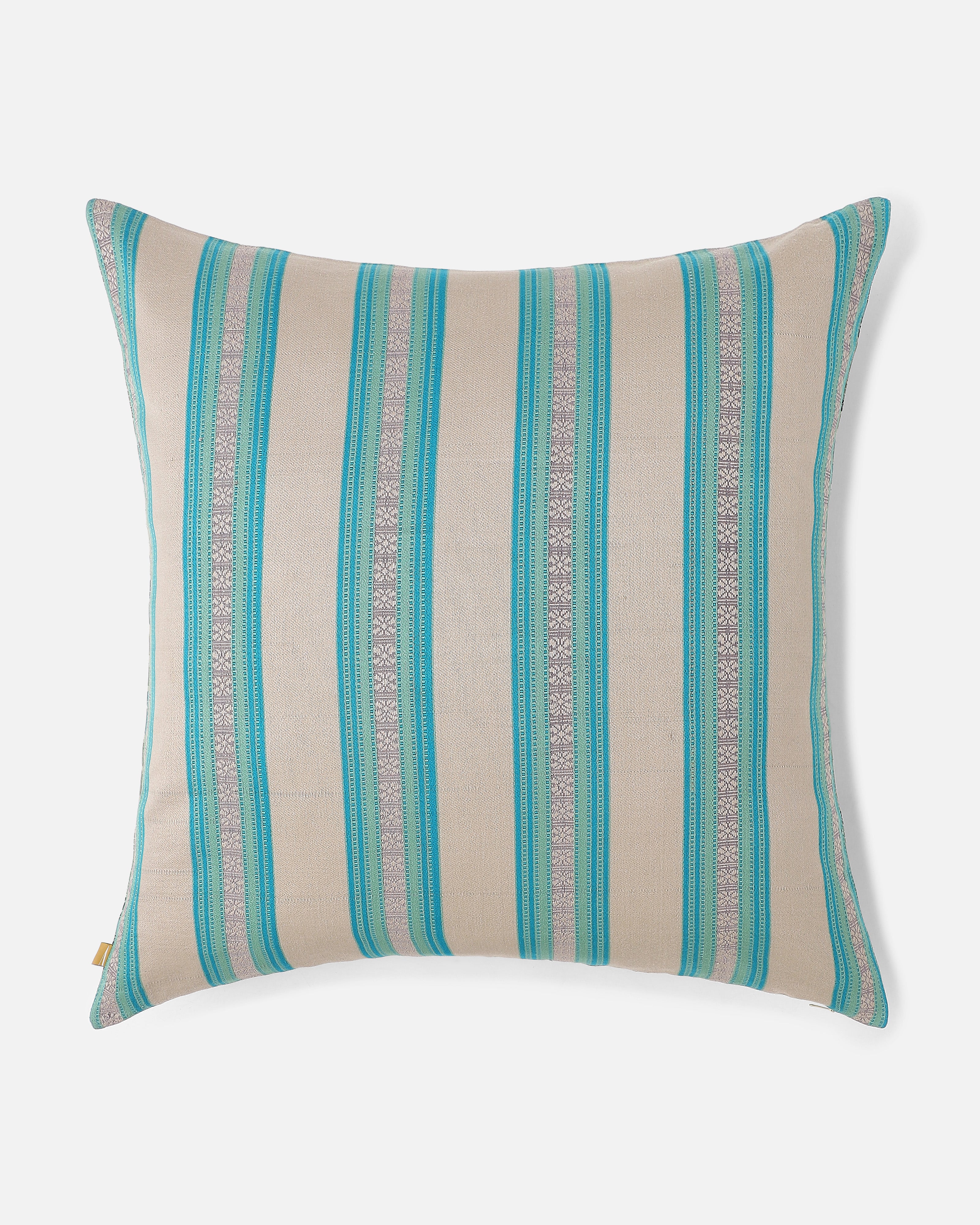 Sibey Banarasi Gyasar Silk Viscose Cushion Cover