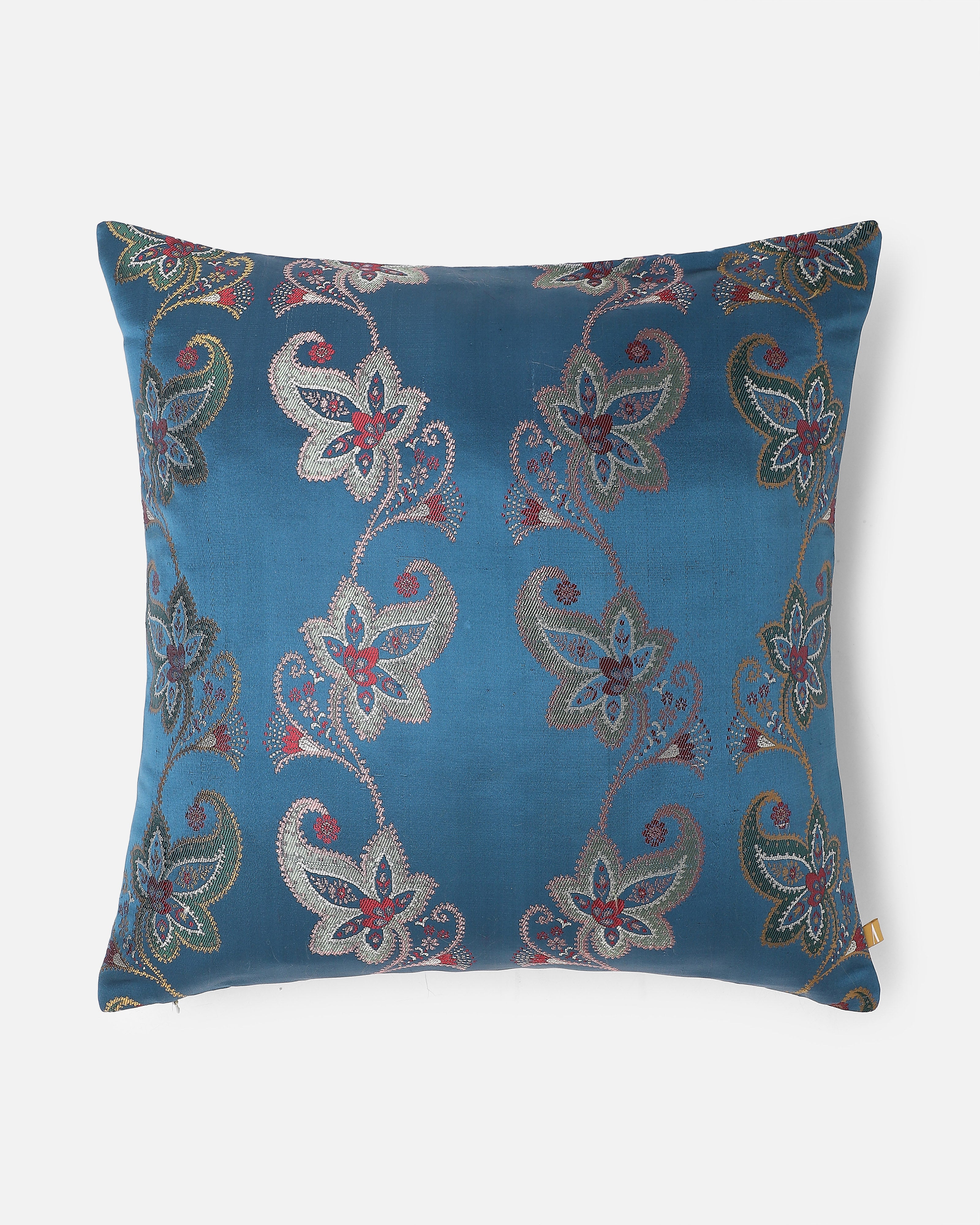Masha Banarasi Gyasar Silk Viscose Cushion Cover