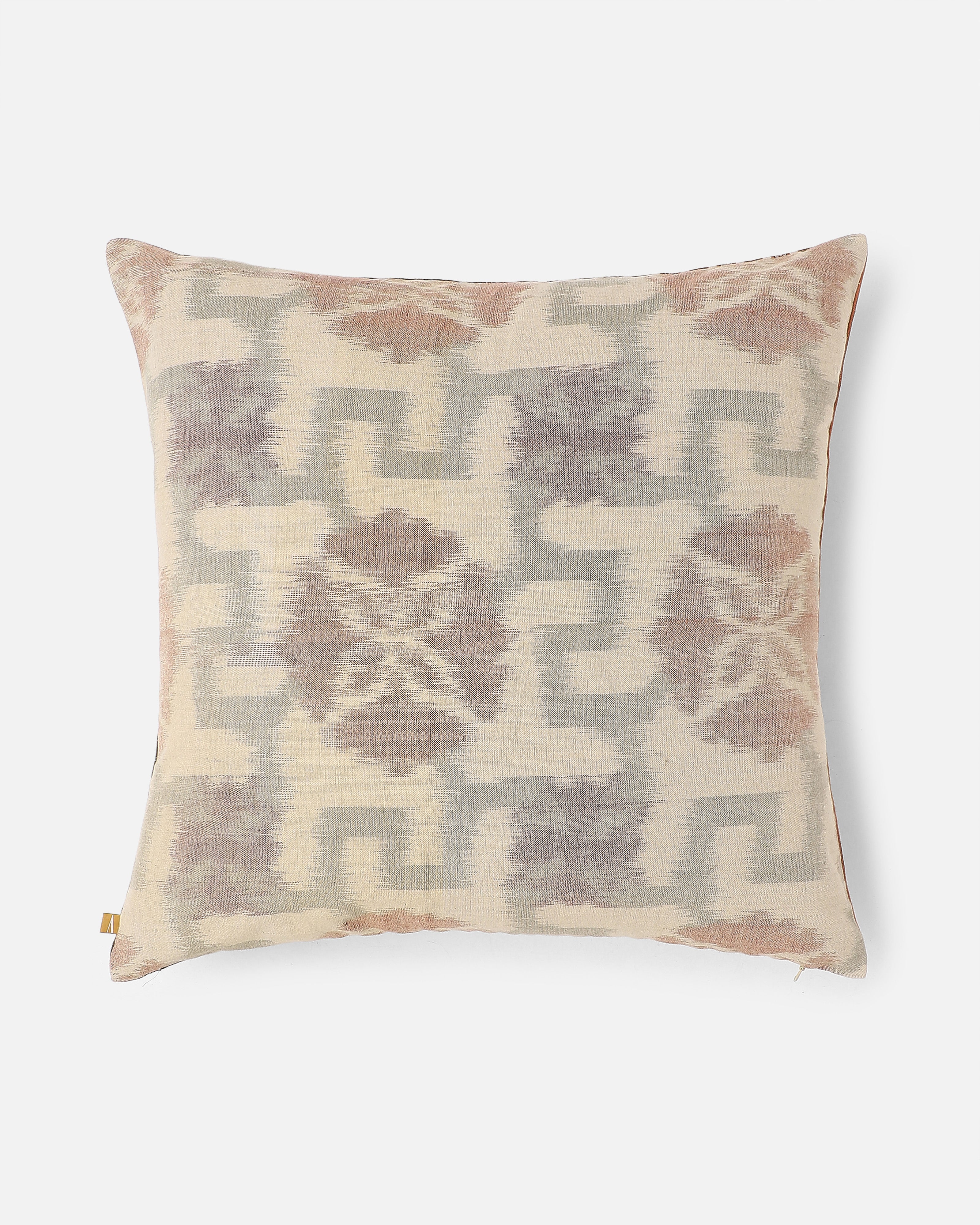 Fena Bhujodi Mashru Viscose Cotton Cushion Cover