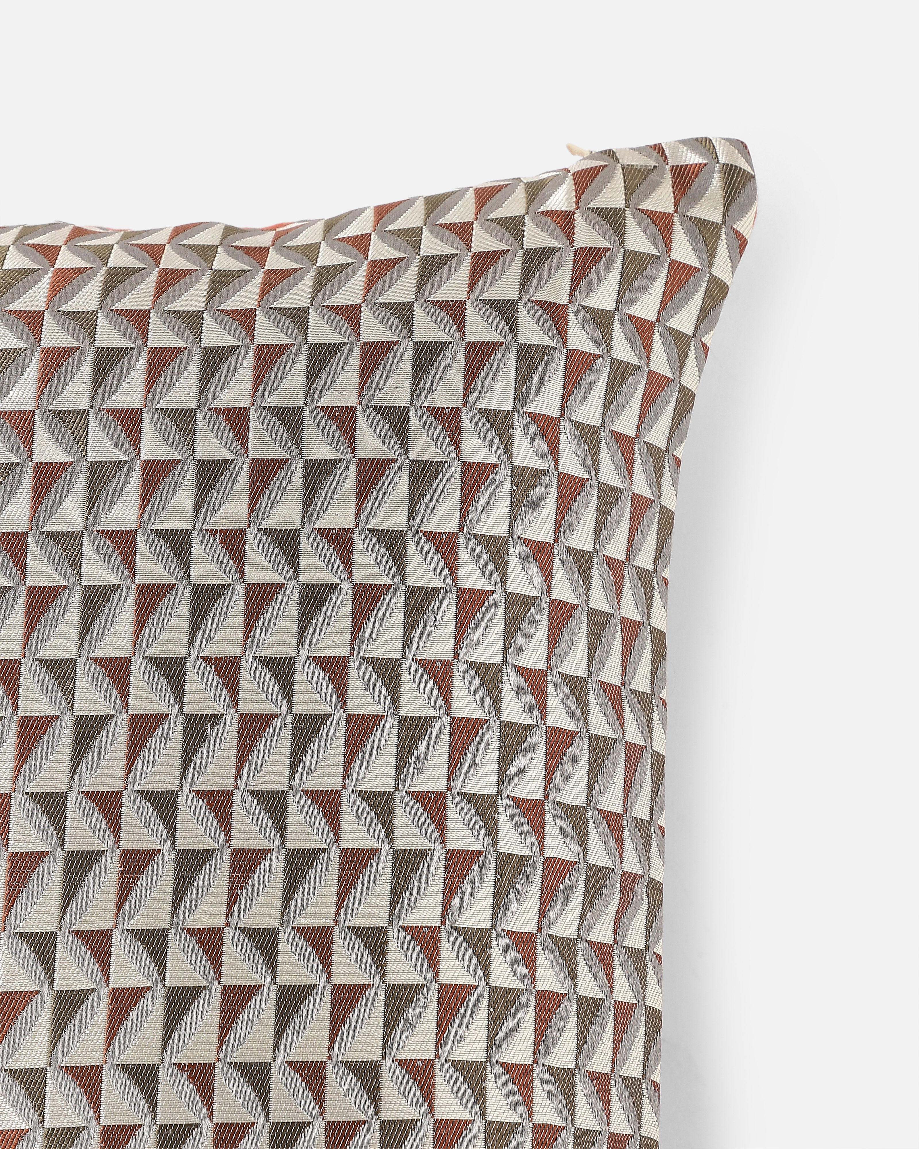 Rahua Banarasi Satin Brocade Silk Viscose Cushion Cover