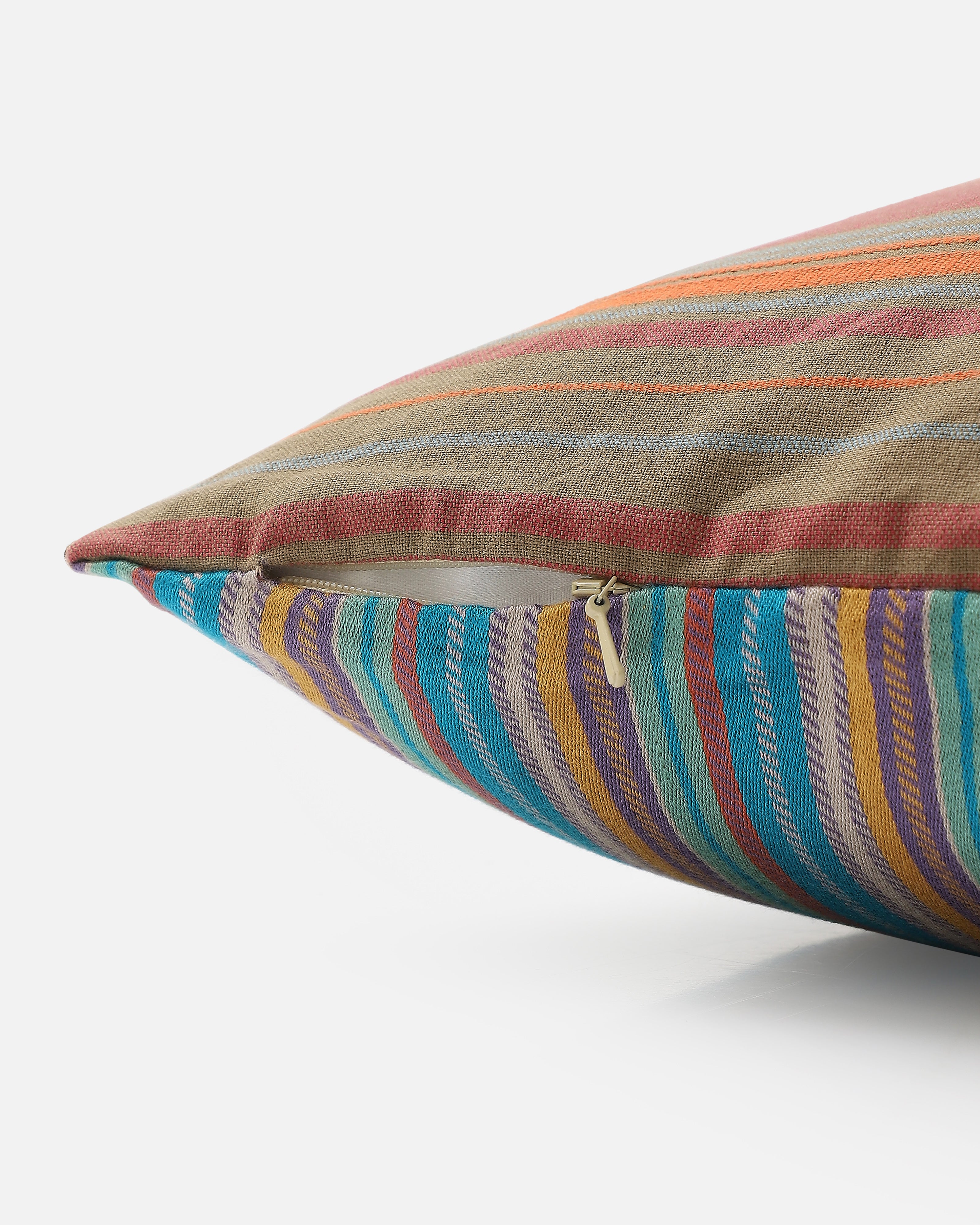 Khilna Bhujodi Extra Weft Cotton Cushion Cover