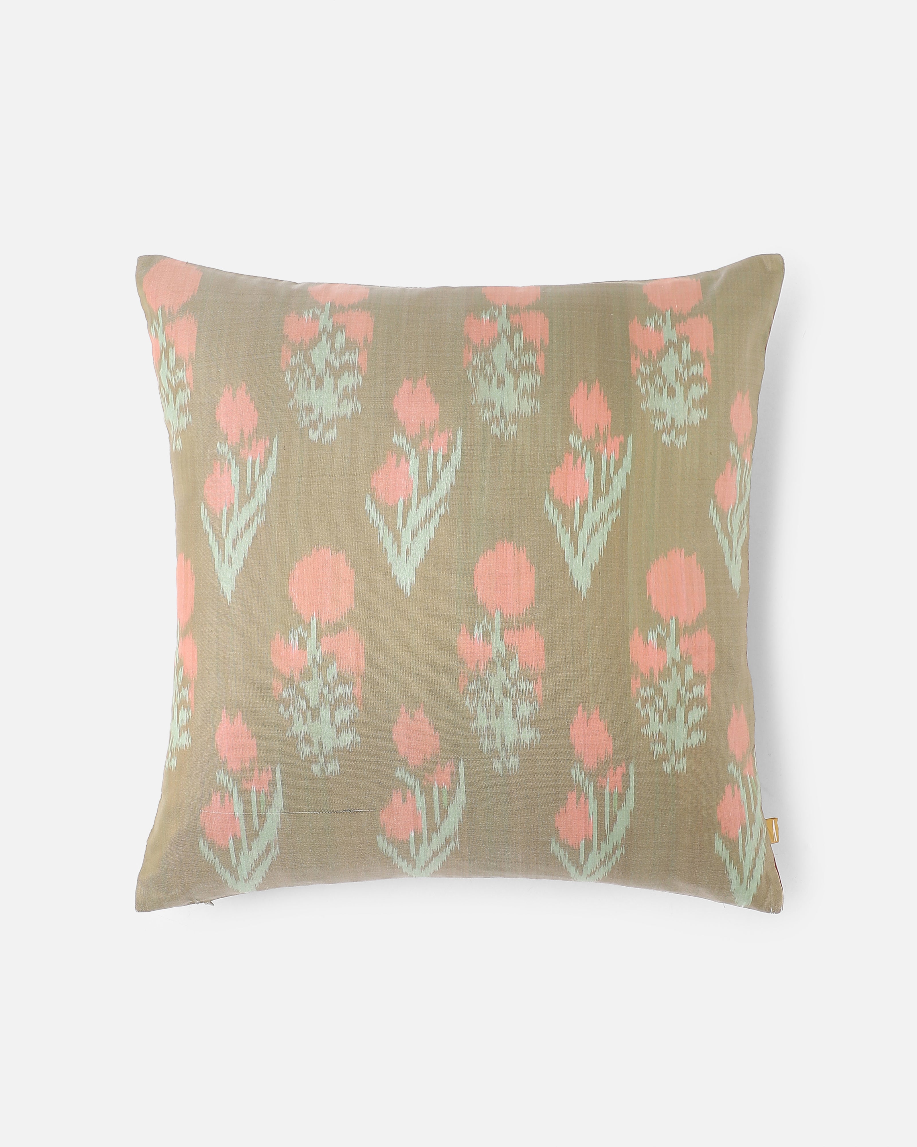 Salith Pochampally Weft Ikat Silk Cushion Cover