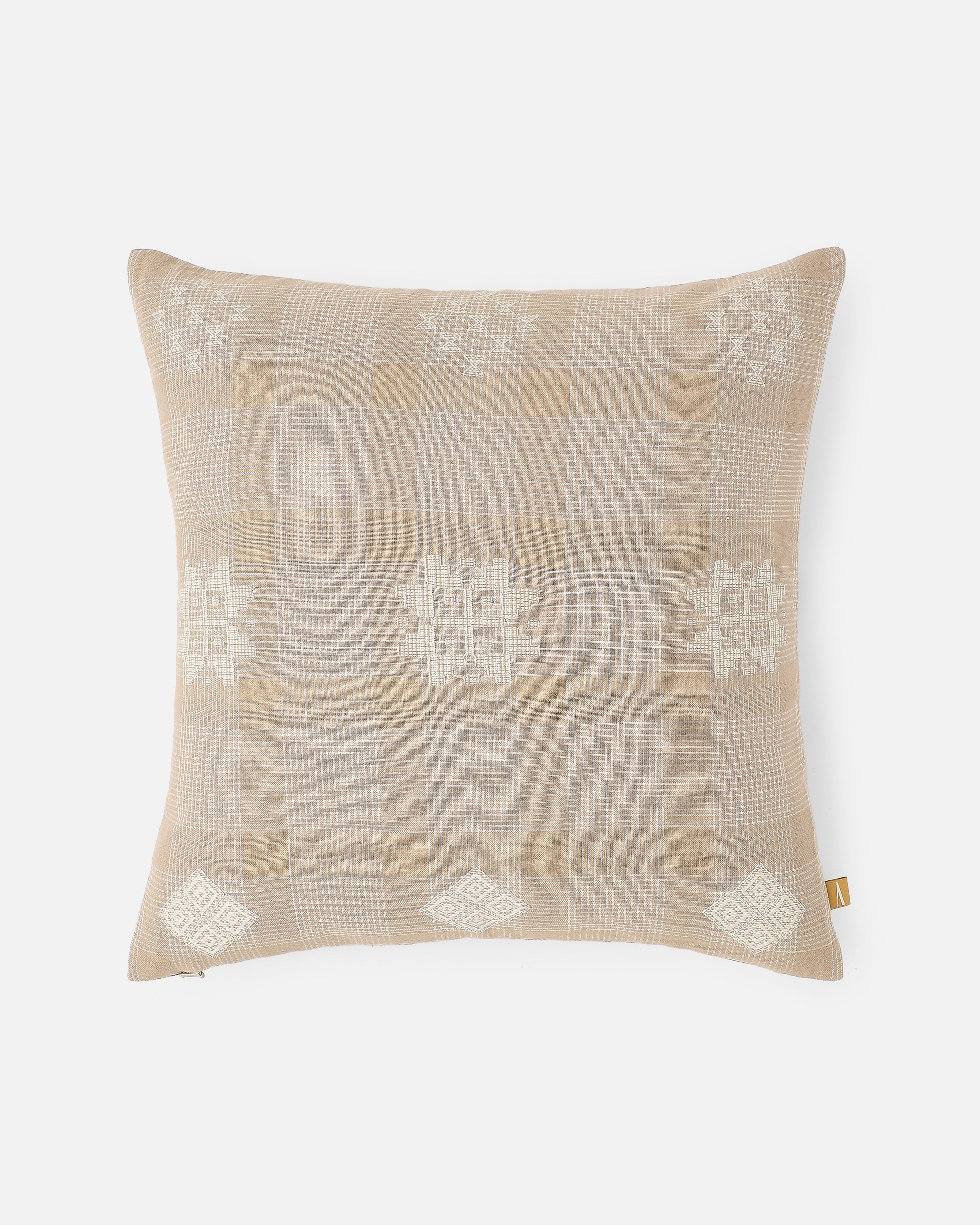 Rida Bhujodi Extra Weft Cotton Cushion Cover