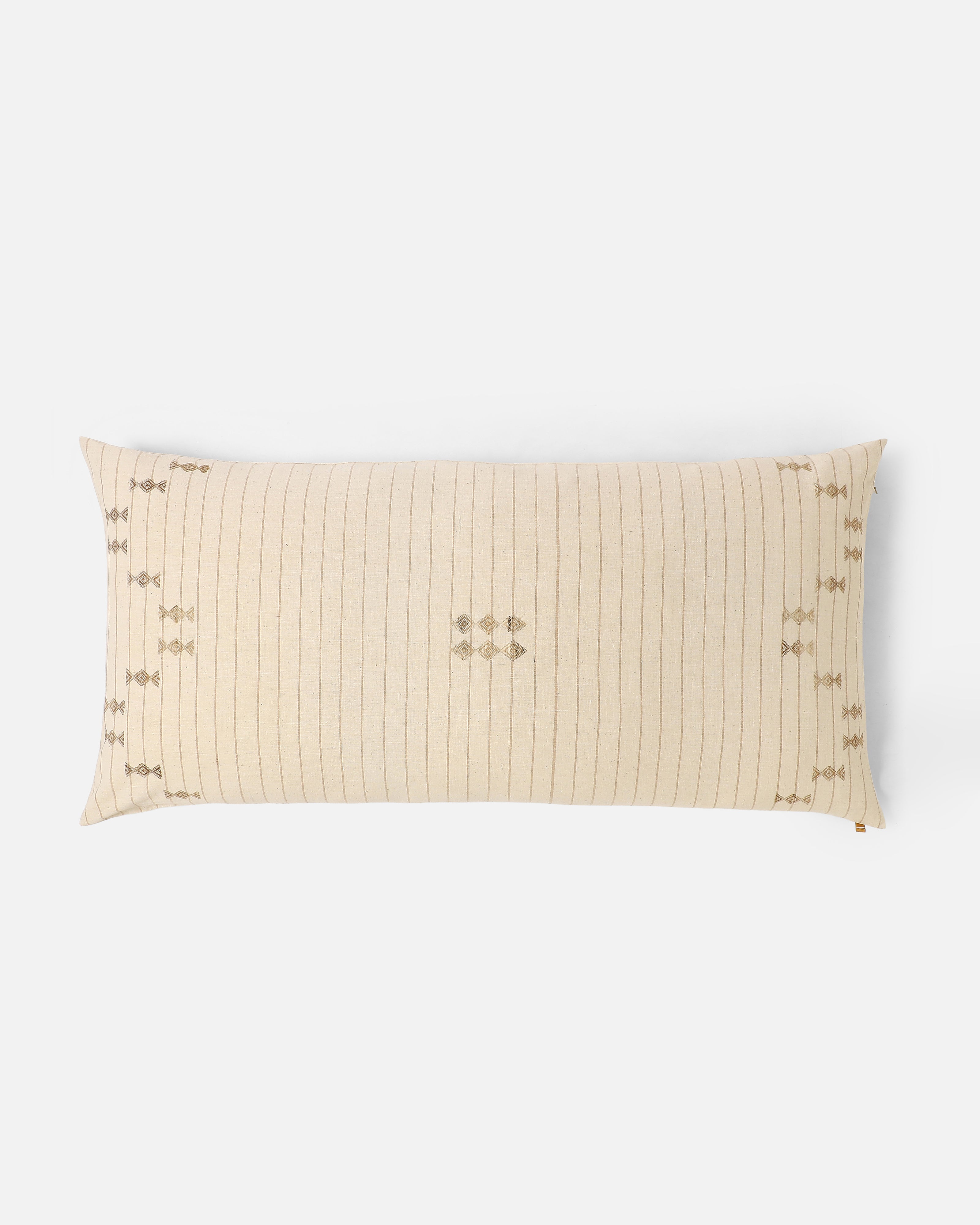 Naiya Bhujodi Extra Weft Cotton Floor Cushion Cover