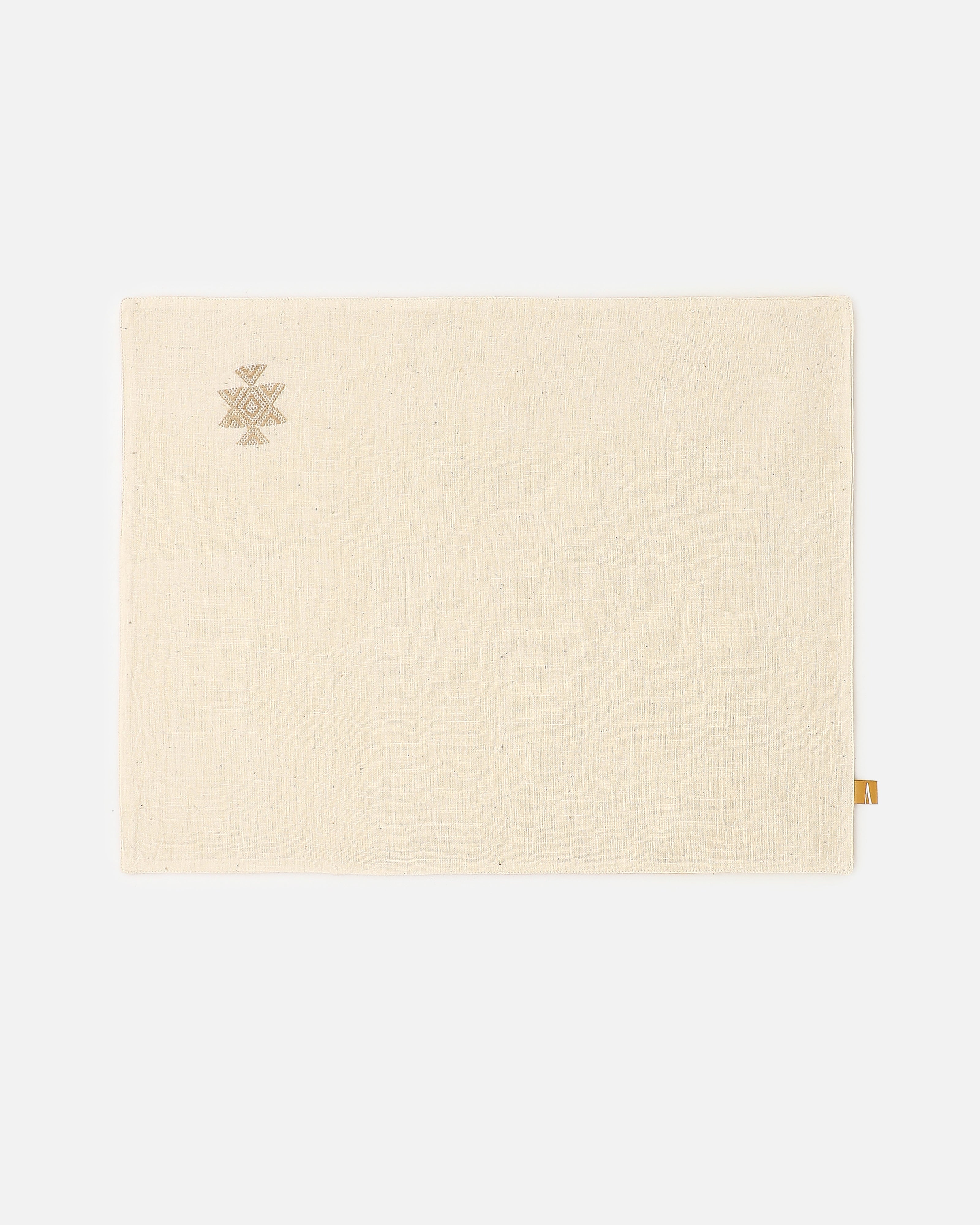 Asharfi Bhujodi Extra Weft Cotton Placemat | Set of 6
