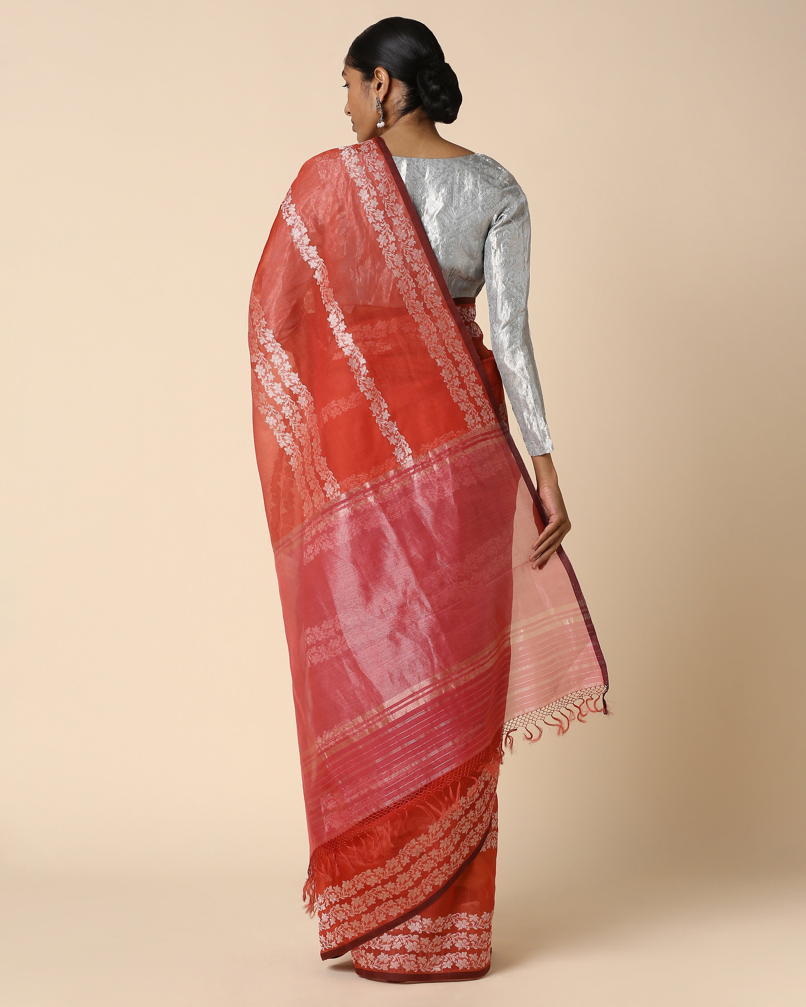 Oomna Banarasi Kadwa Silk Cotton Saree